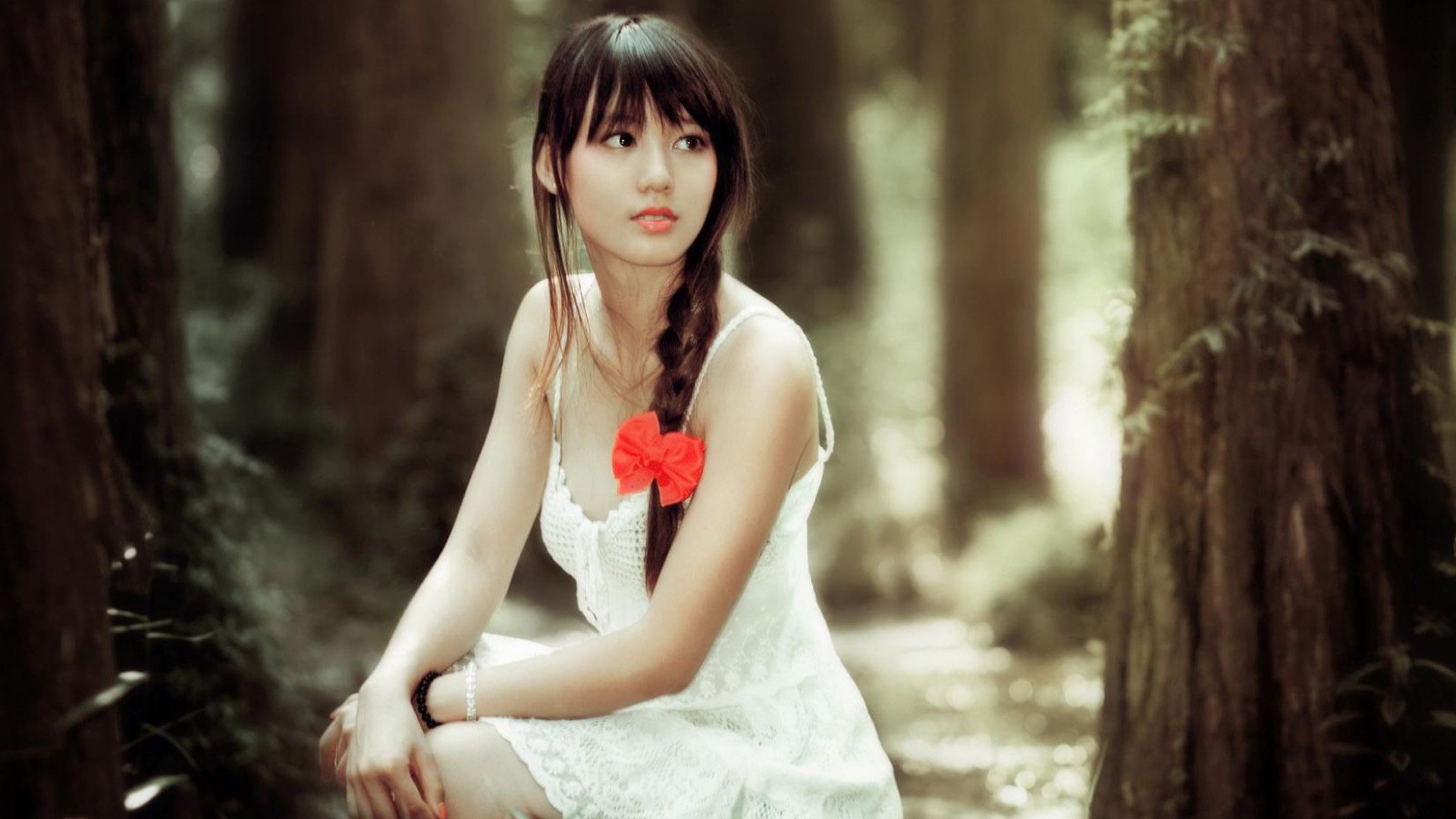 美女 清纯佳人 青春 温暖 安静 清新