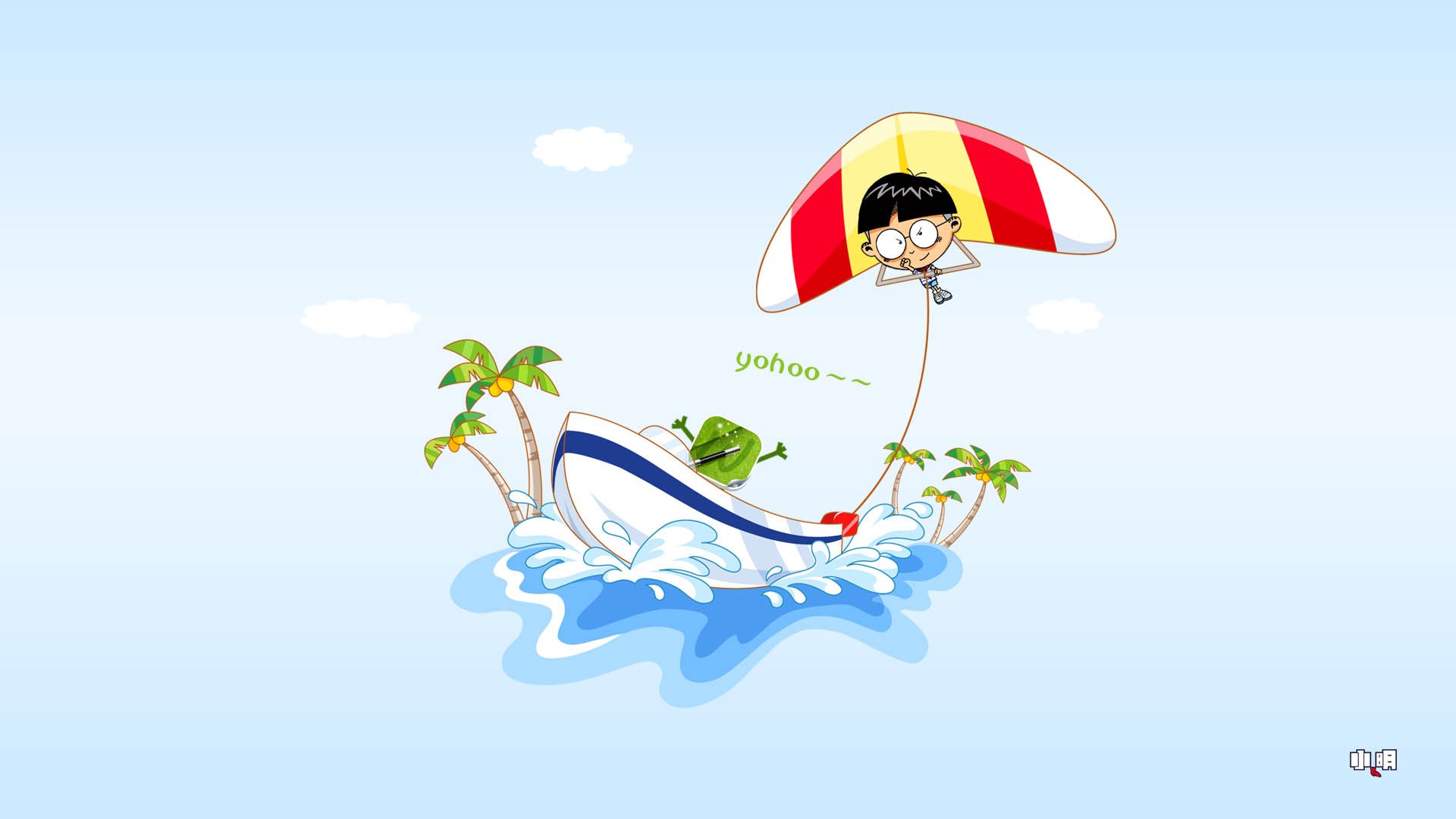 动漫 卡通 小明