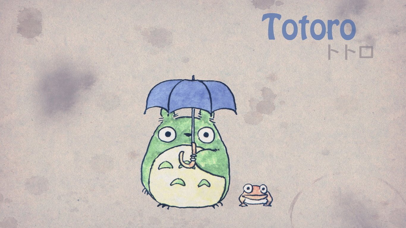 动漫 手绘 龙猫