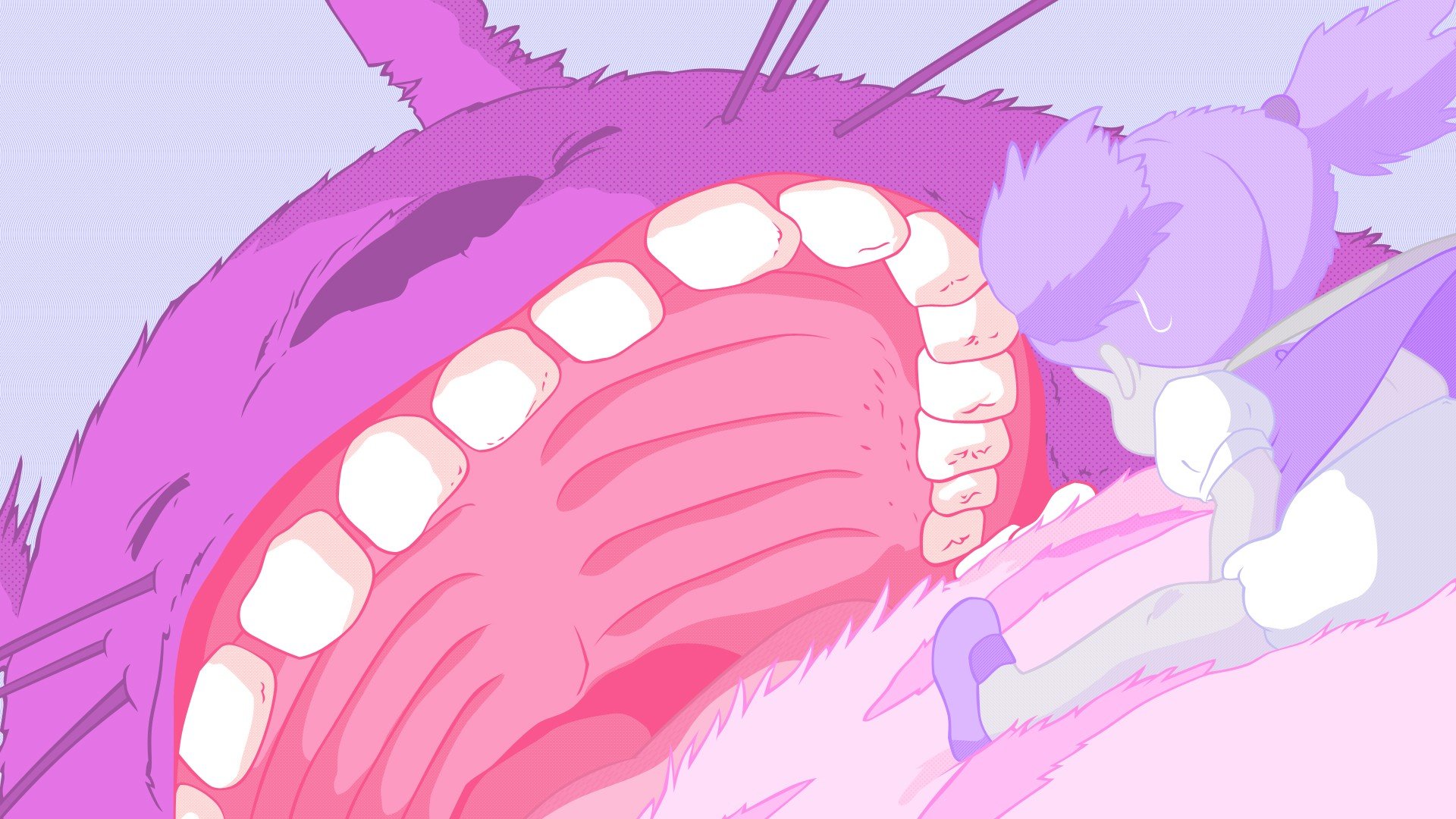 动漫 手绘 龙猫