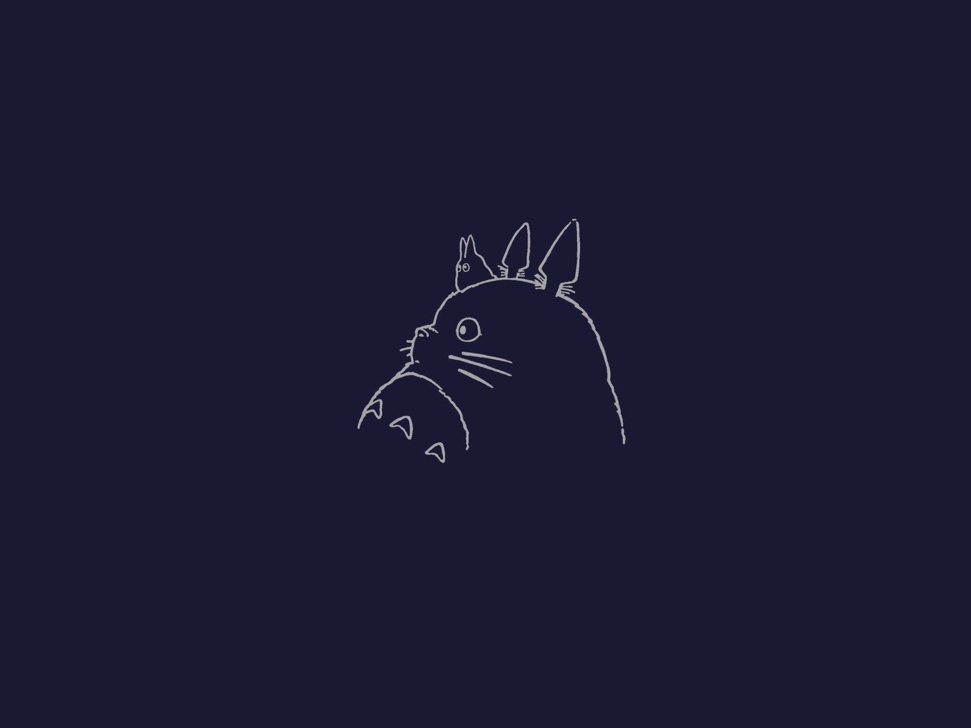 动漫 手绘 龙猫