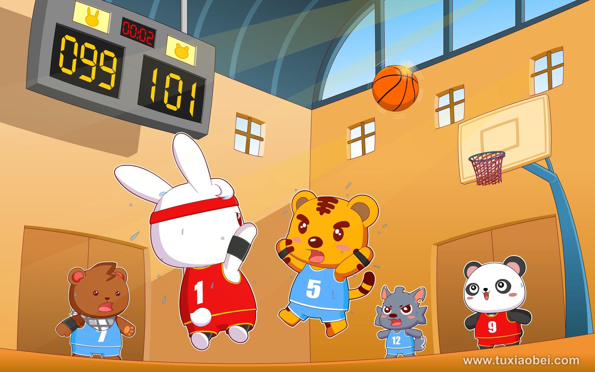 动漫 手绘 兔小贝