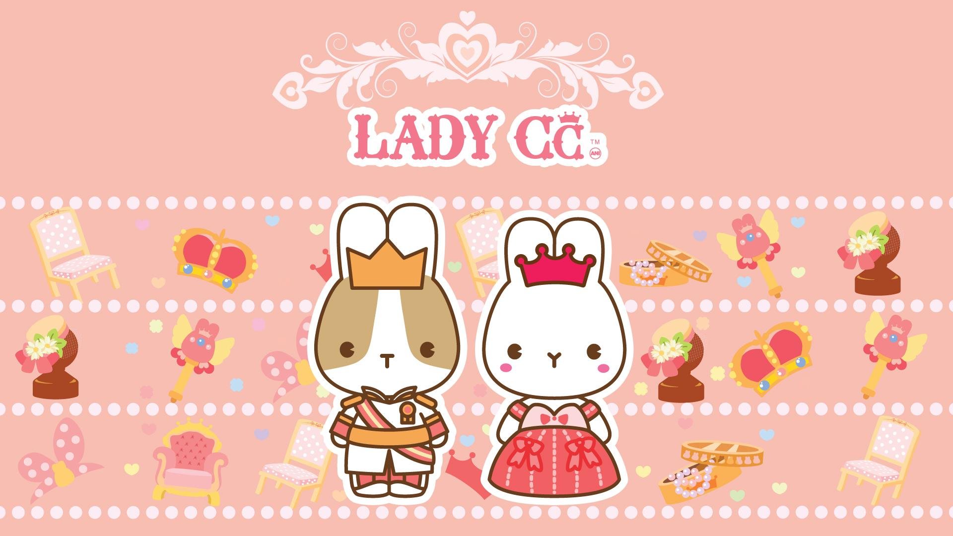 手绘 卡通 兔子 LADY CC 公主茜茜