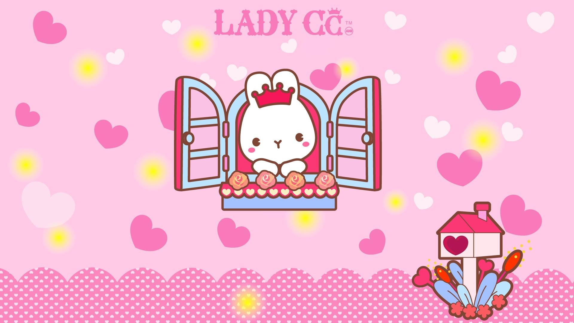 手绘 卡通 兔子 LADY CC 公主茜茜