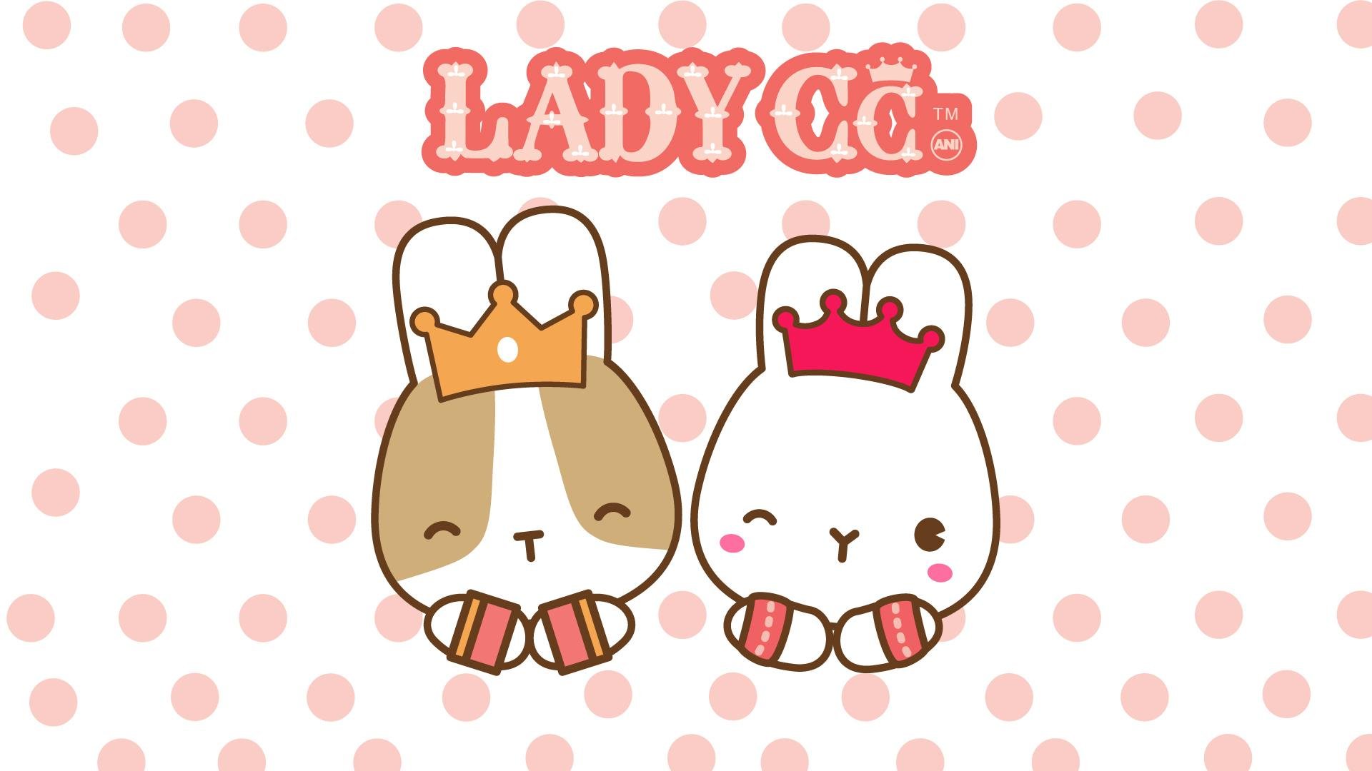 手绘 卡通 兔子 LADY CC 公主茜茜