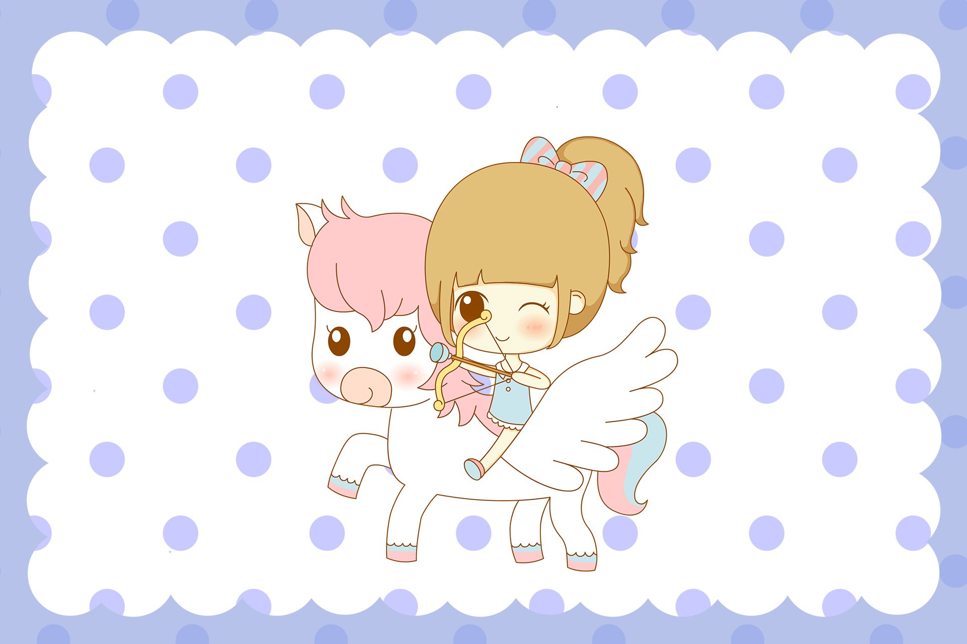 鬼鬼 鬼小妞 可爱 手绘 卡通 女孩 清新