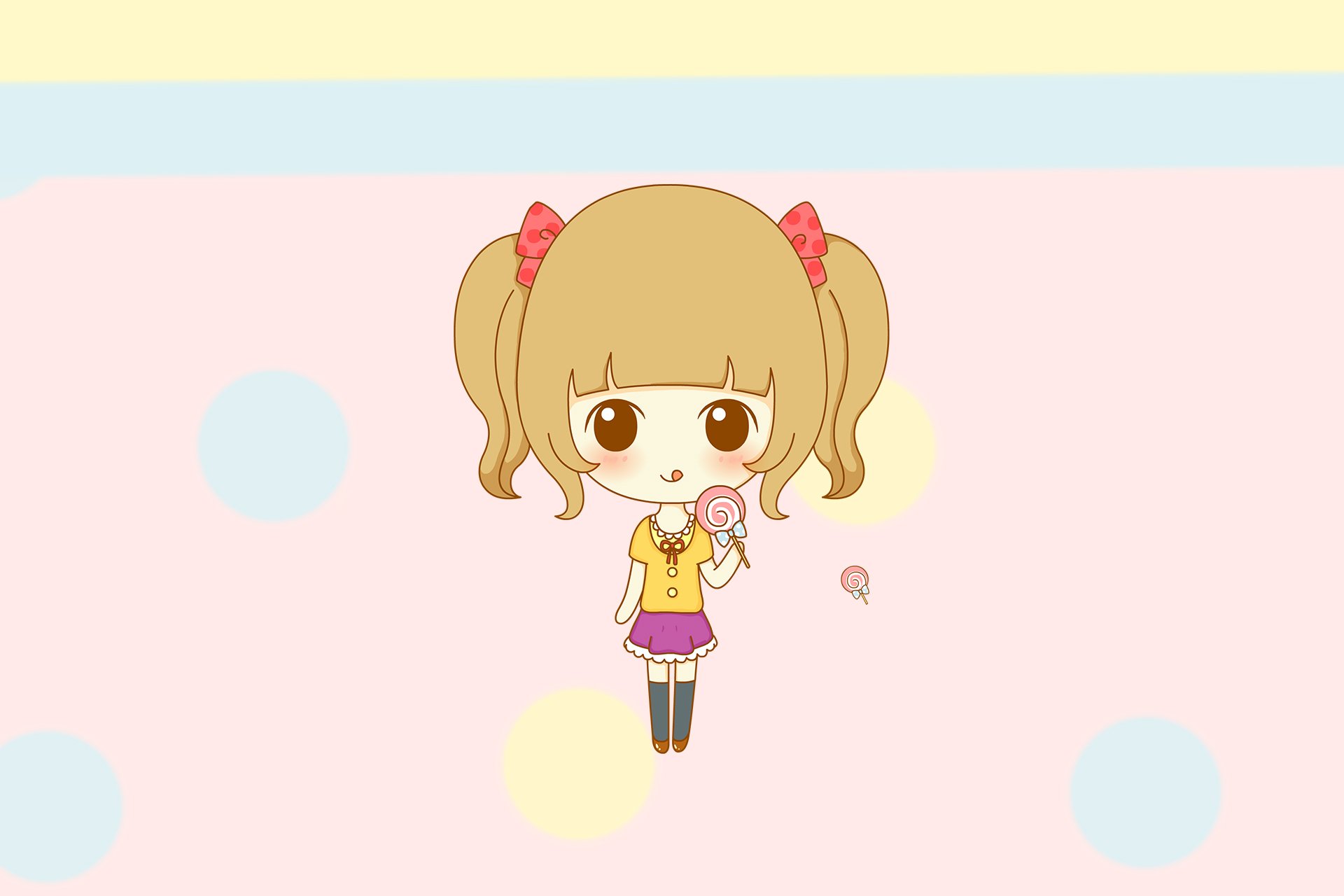 鬼鬼 鬼小妞 可爱 手绘 卡通 女孩 清新