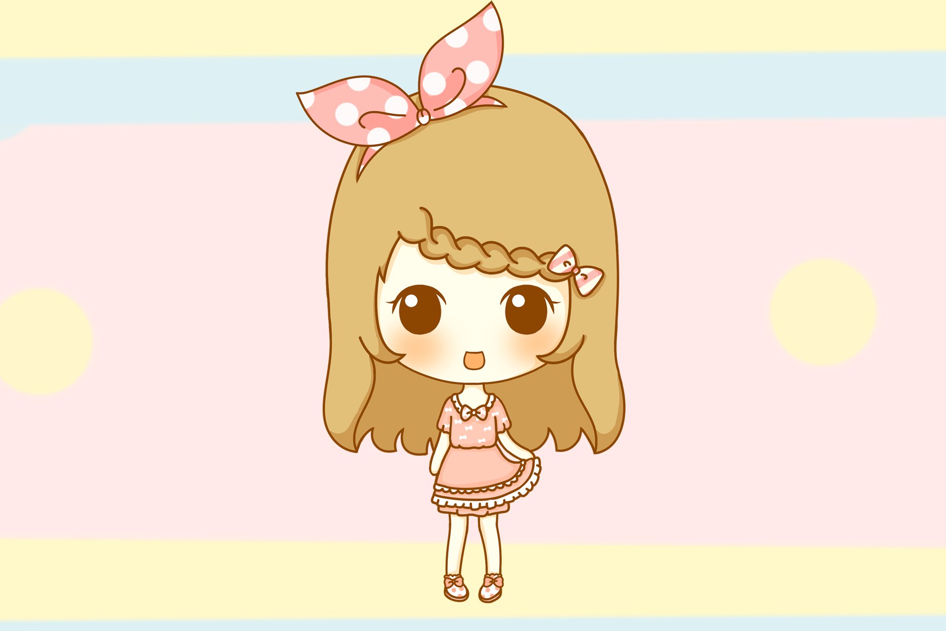 鬼鬼 鬼小妞 可爱 手绘 卡通 女孩 清新