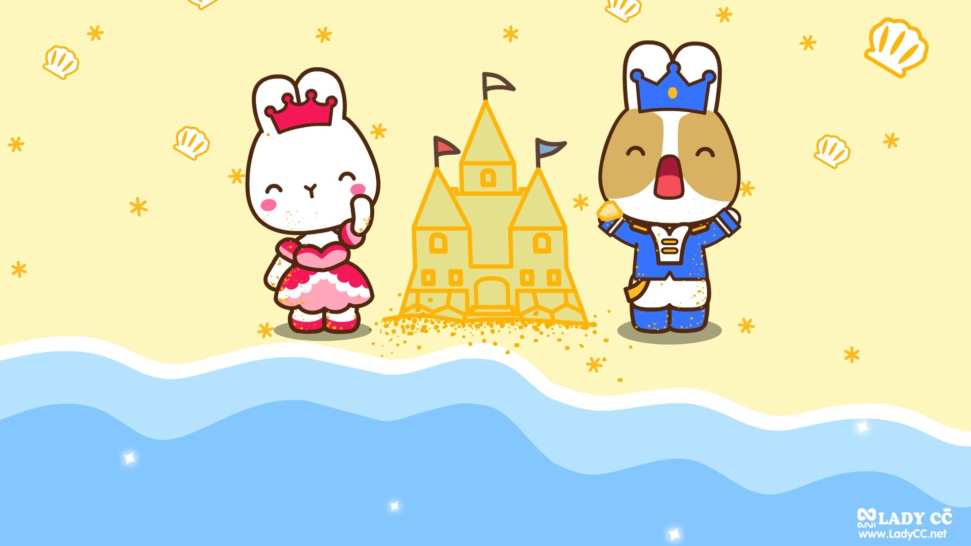 卡通 手绘 LADYCC 公主茜茜 兔子