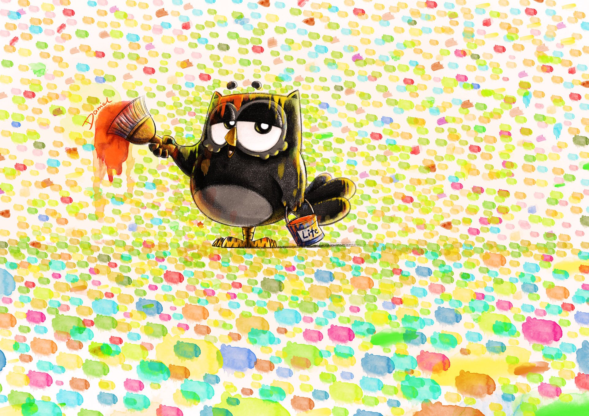 猫头鹰佐拉 文字 励志  正能量 心灵鸡汤