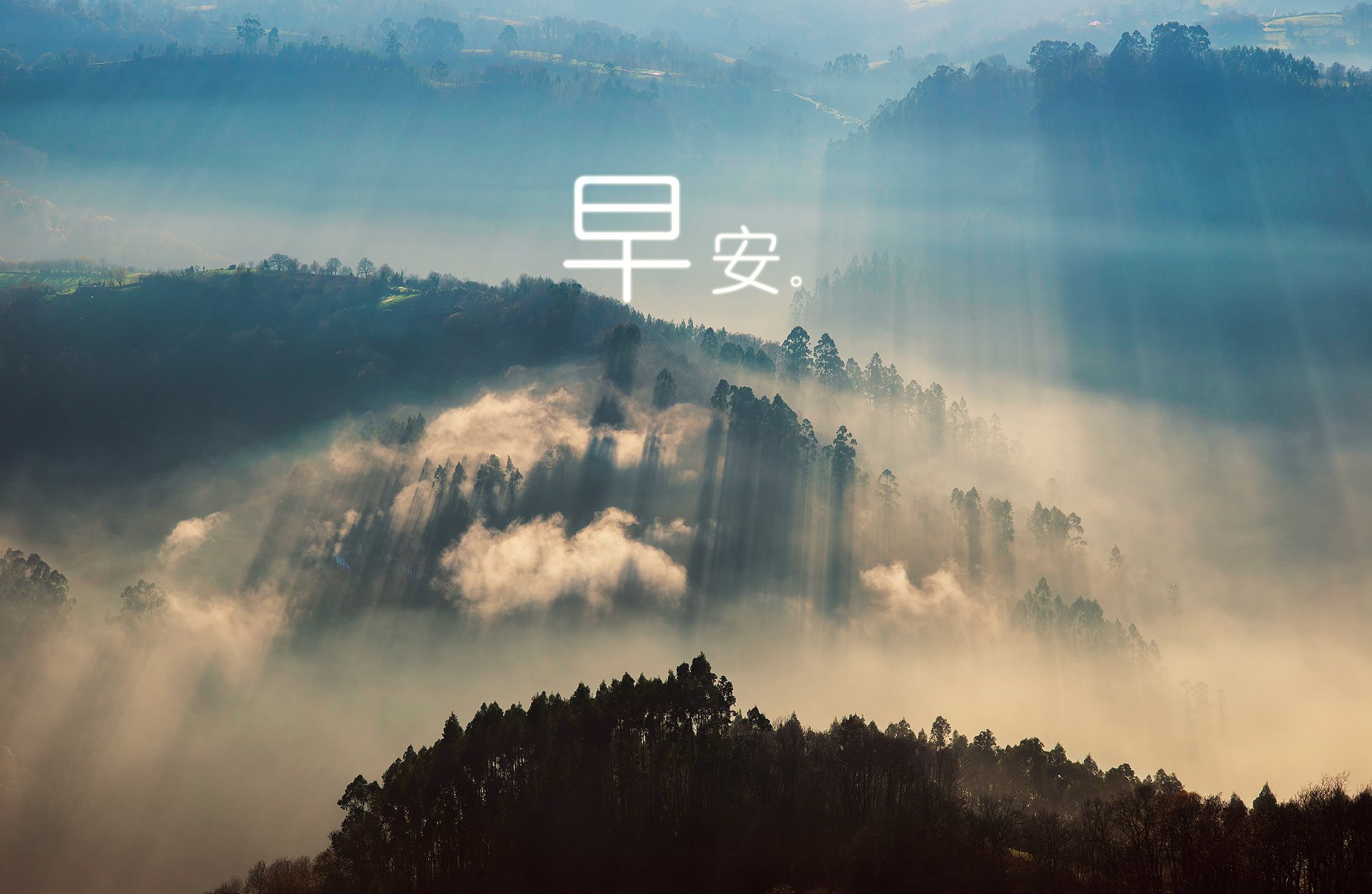 小清新 唯美 早安 温暖 温馨 幸福 阳光