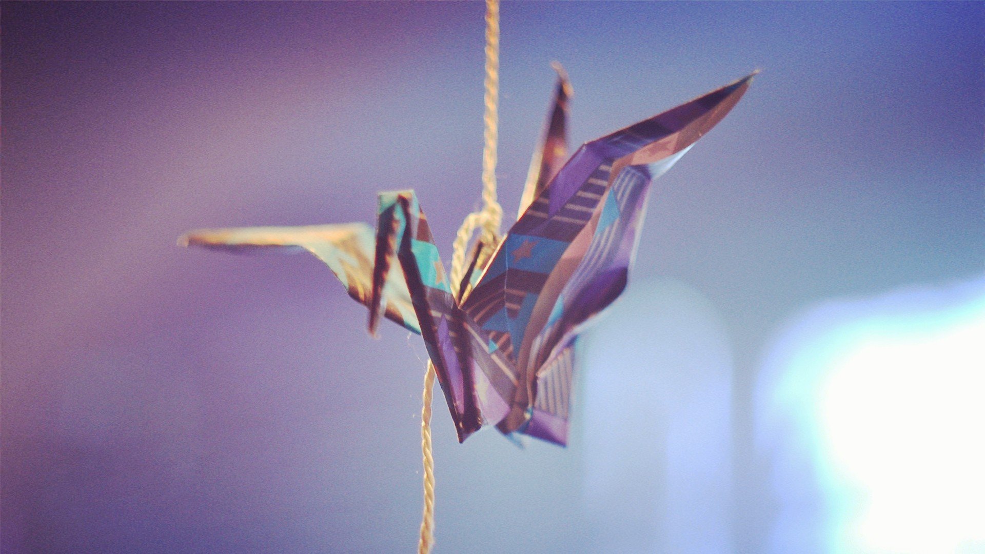 小清新 唯美 折纸 愿望 心愿 千纸鹤