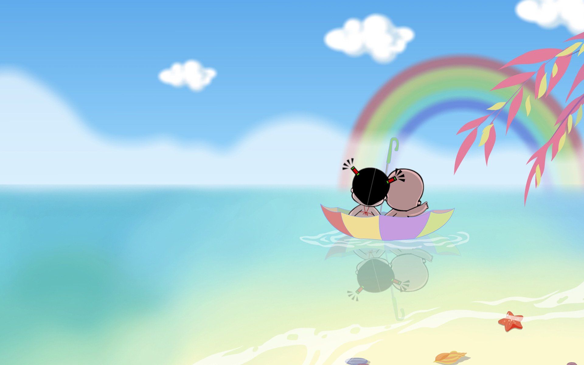 七夕 情人节 情侣 爱情 小破孩