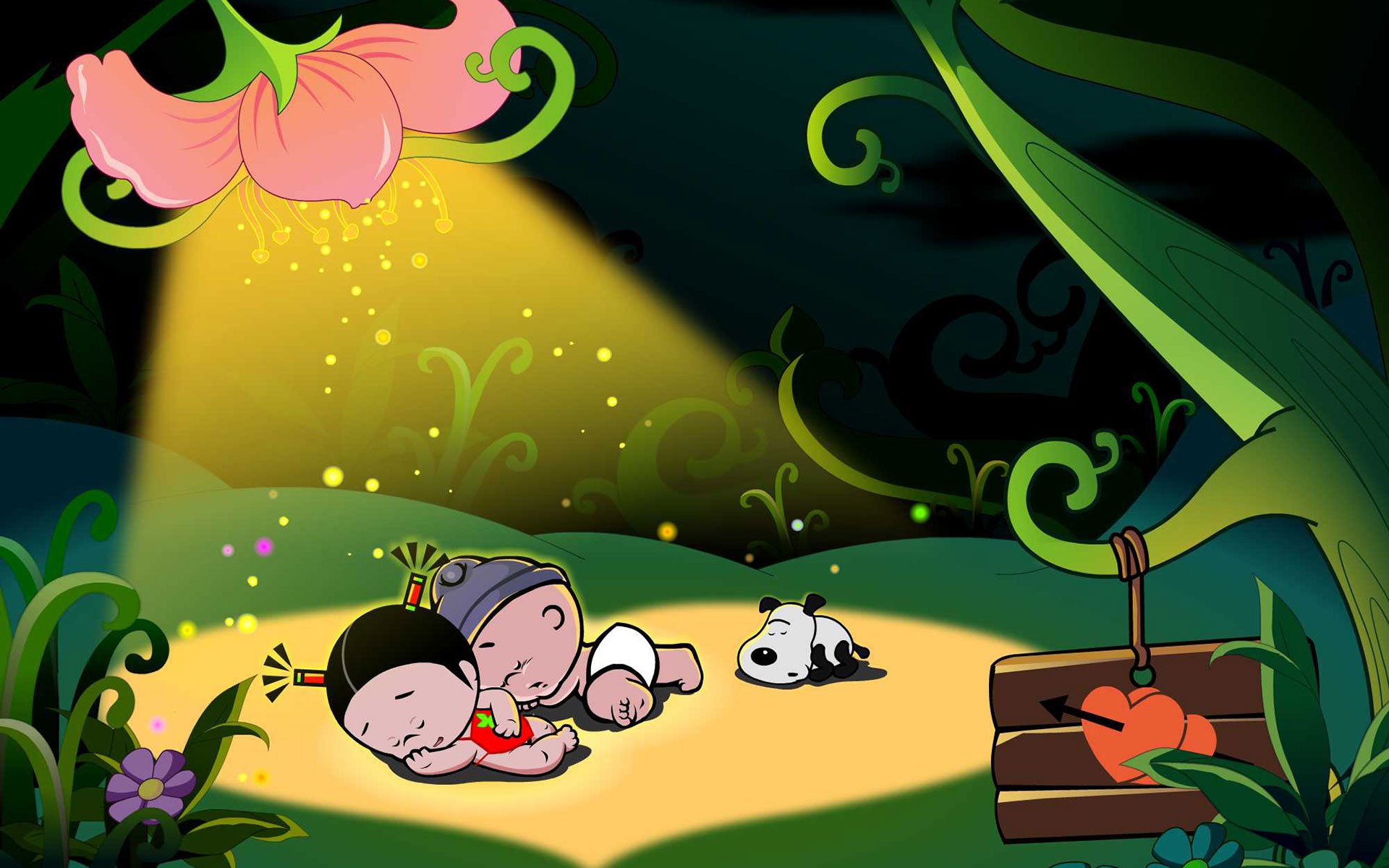 七夕 情人节 情侣 爱情 小破孩