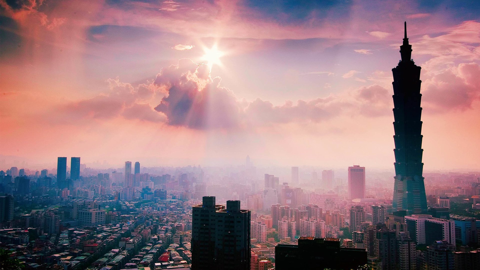 风景 自然风光 大自然 城市 建筑 夜晚 灯火阑珊
