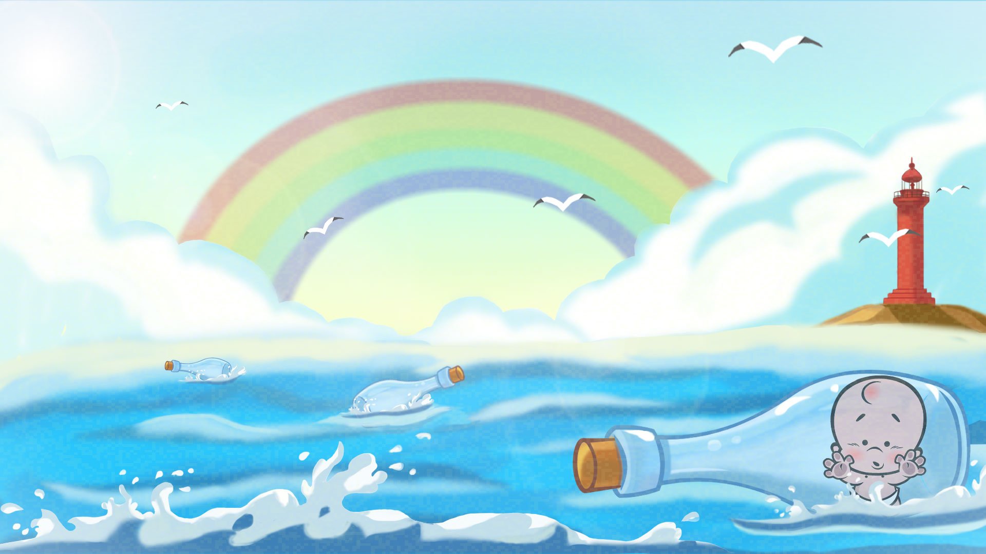 小破孩 卡通 手绘