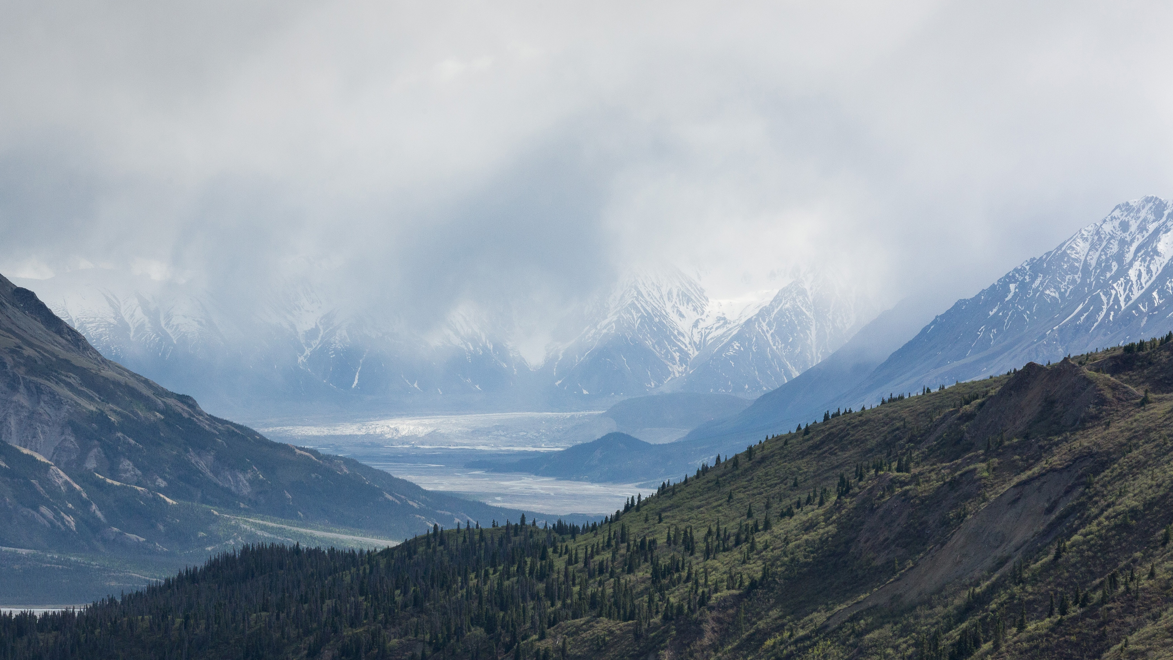 4K 风景 雪山 山川 森林