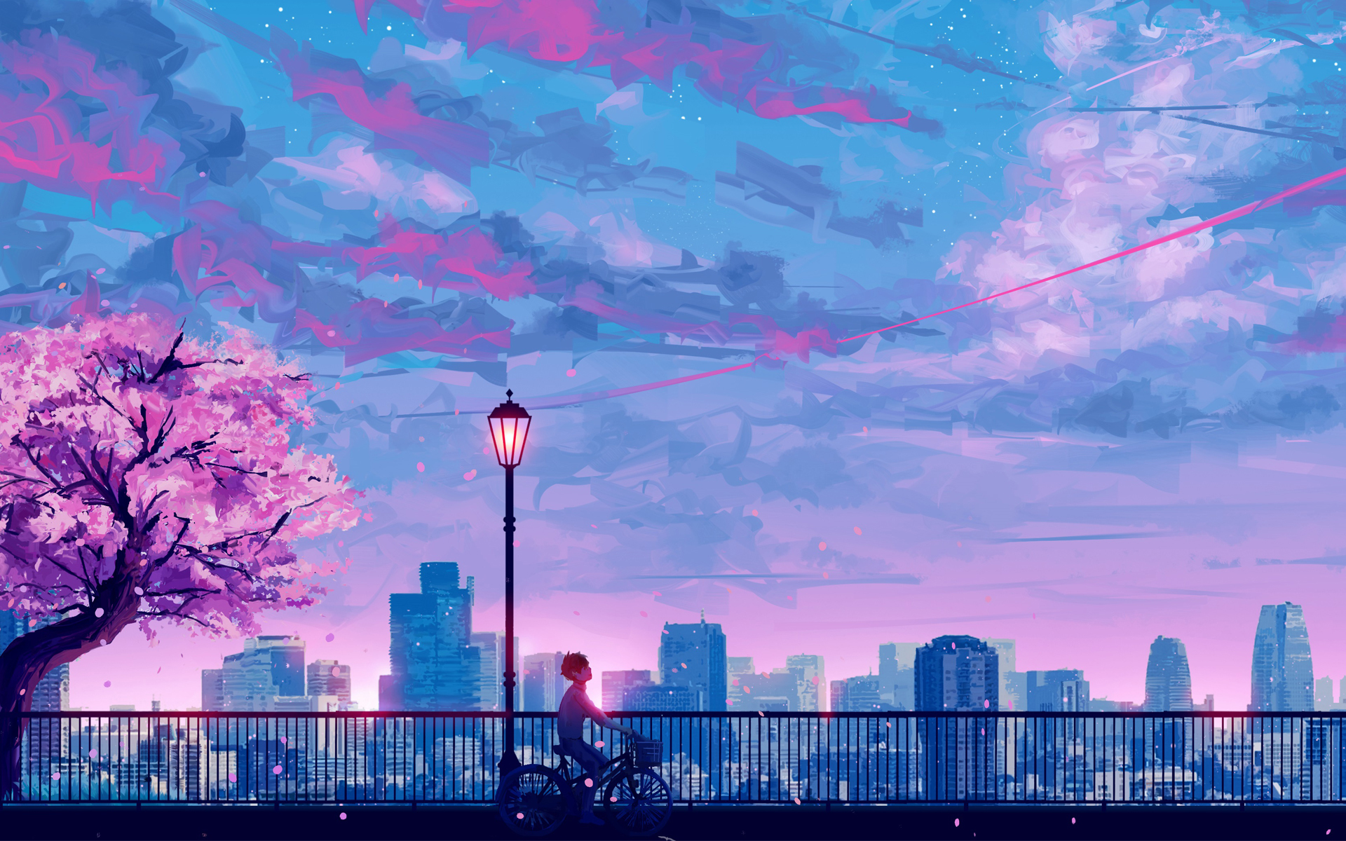 动漫  二次元动漫   唯美场景