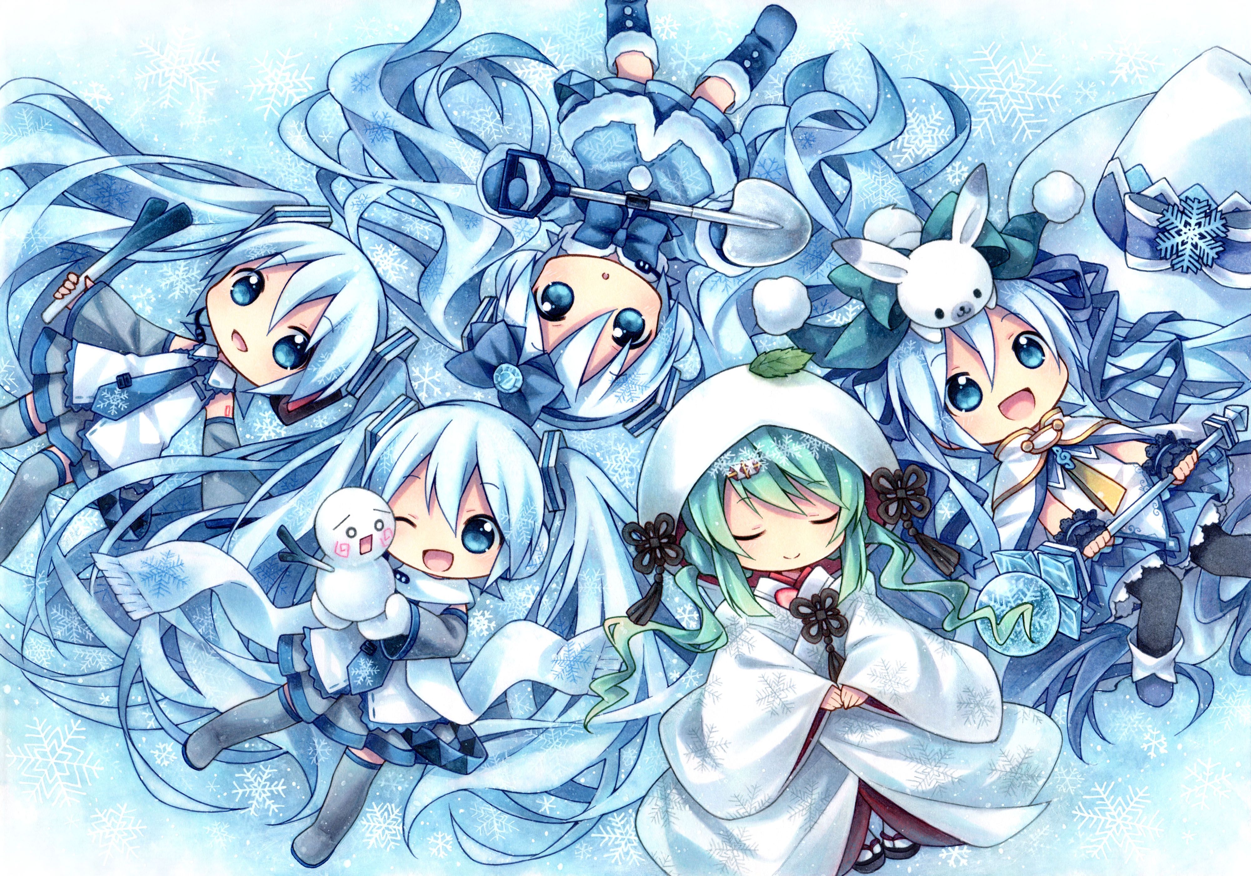 初音未来 雪花