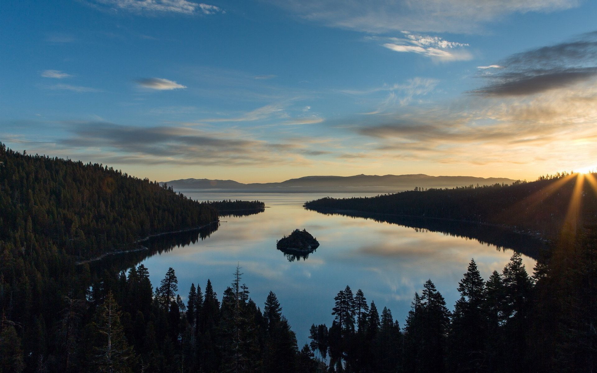 美国 太浩湖 Lake Tahoe 塔霍湖 风景 宽屏
