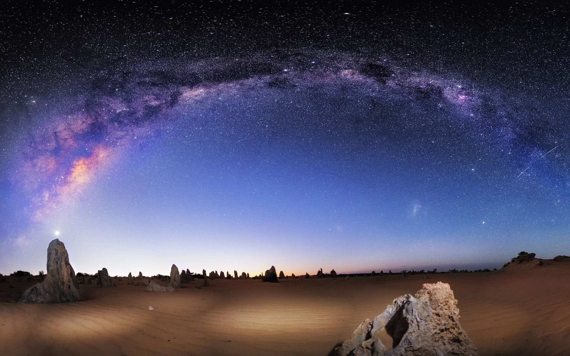 夜空 美景 星光