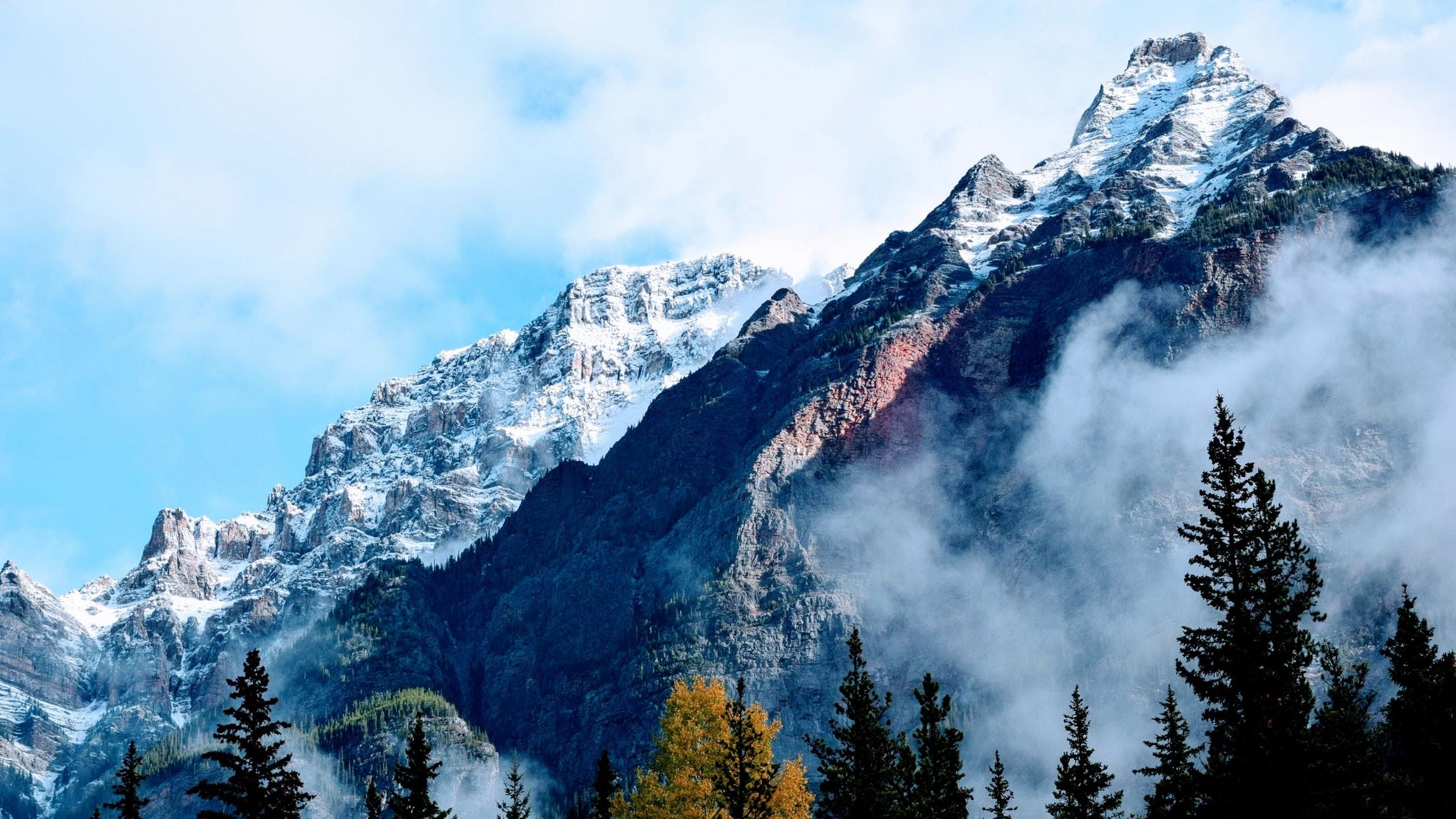 风景 2K 自然风光 山峰 森林
