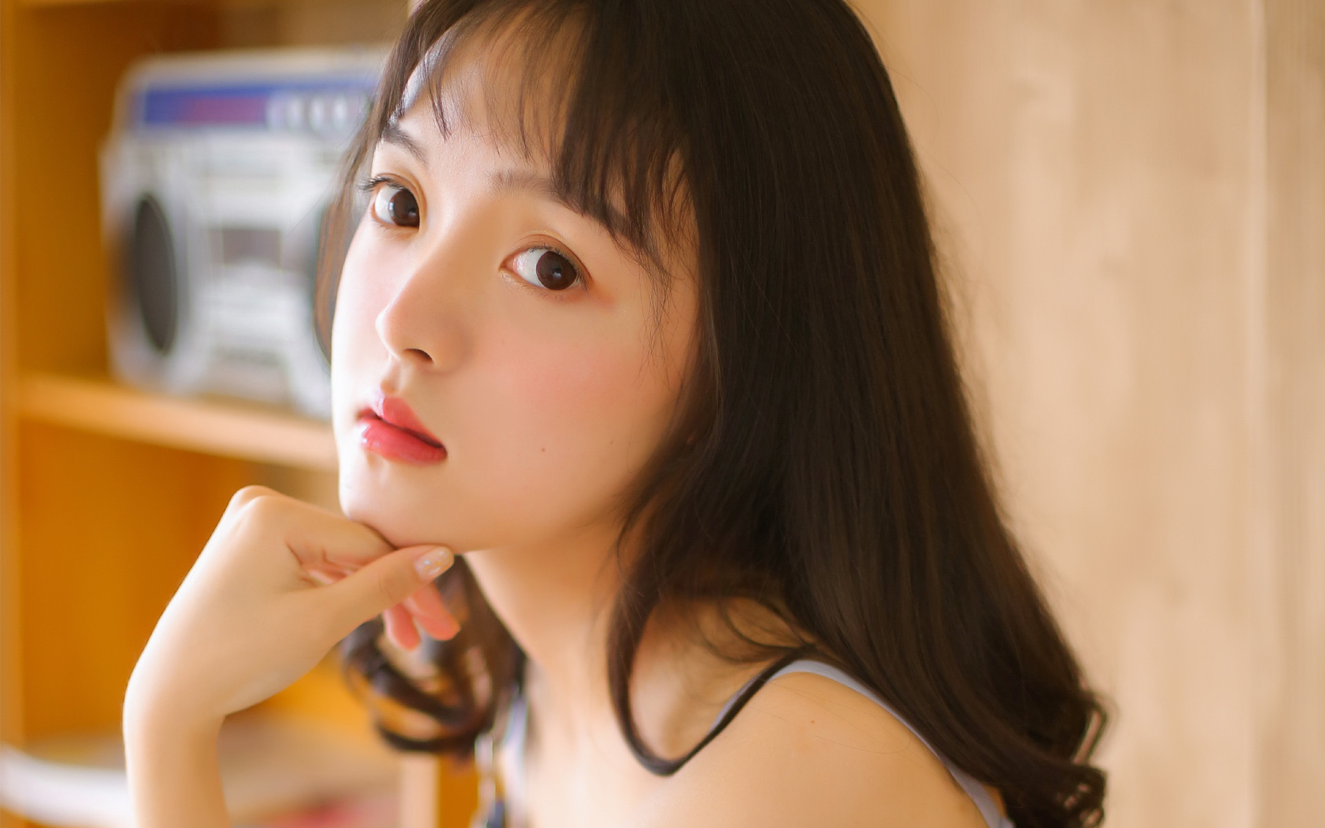 清纯  清新美女唯美