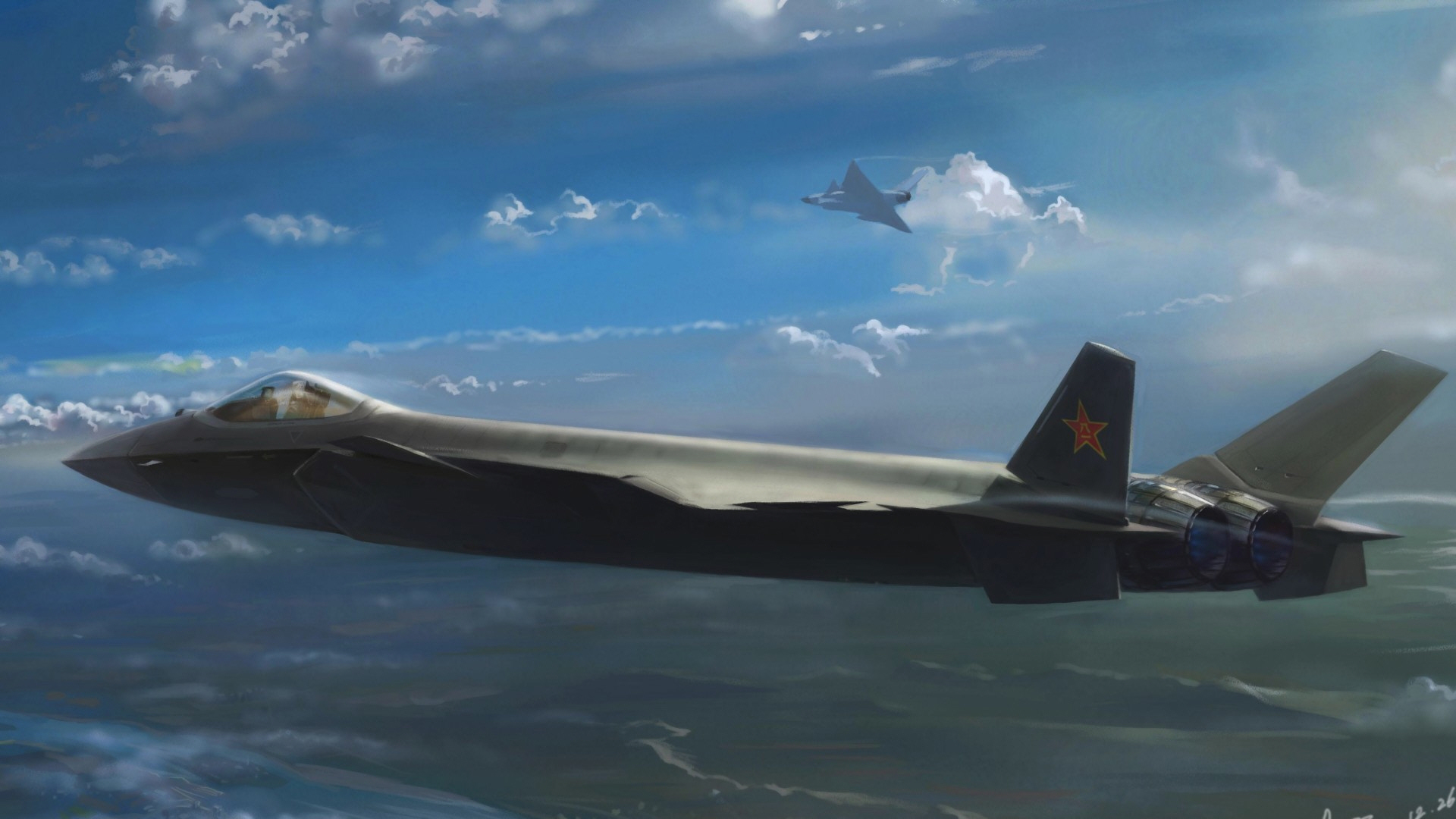 军事 蓝天 战斗机