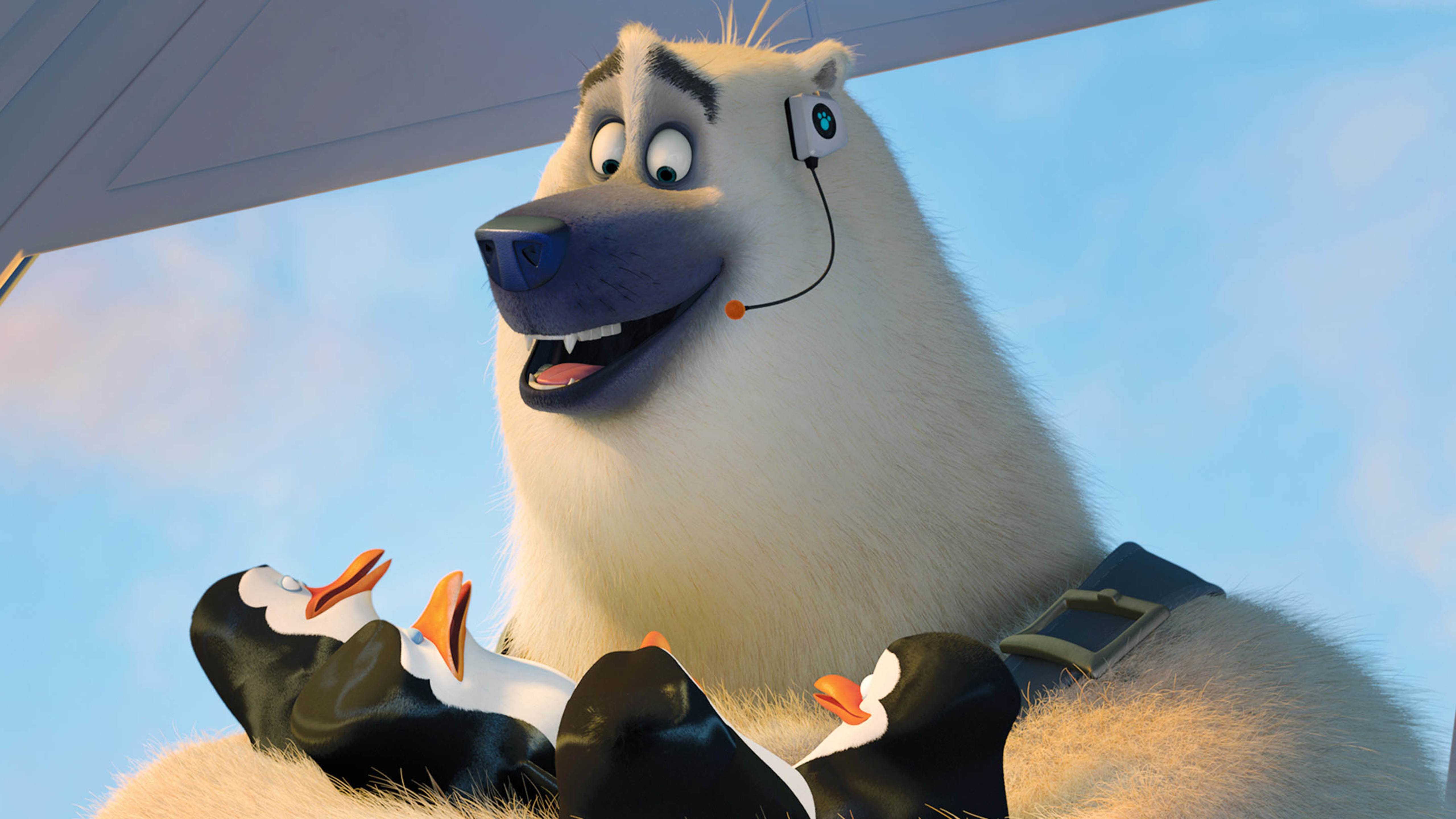 卡通 北极熊 企鹅