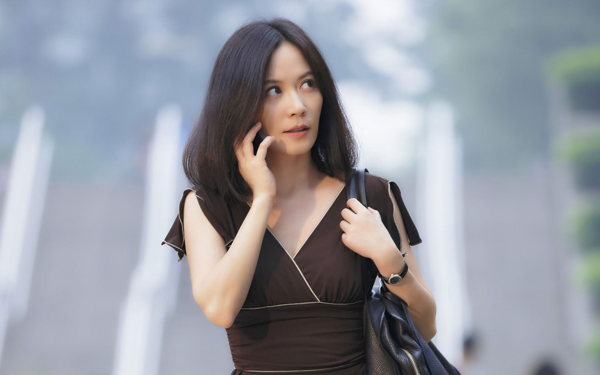 李小冉 演员 气质美女 明星 宽屏