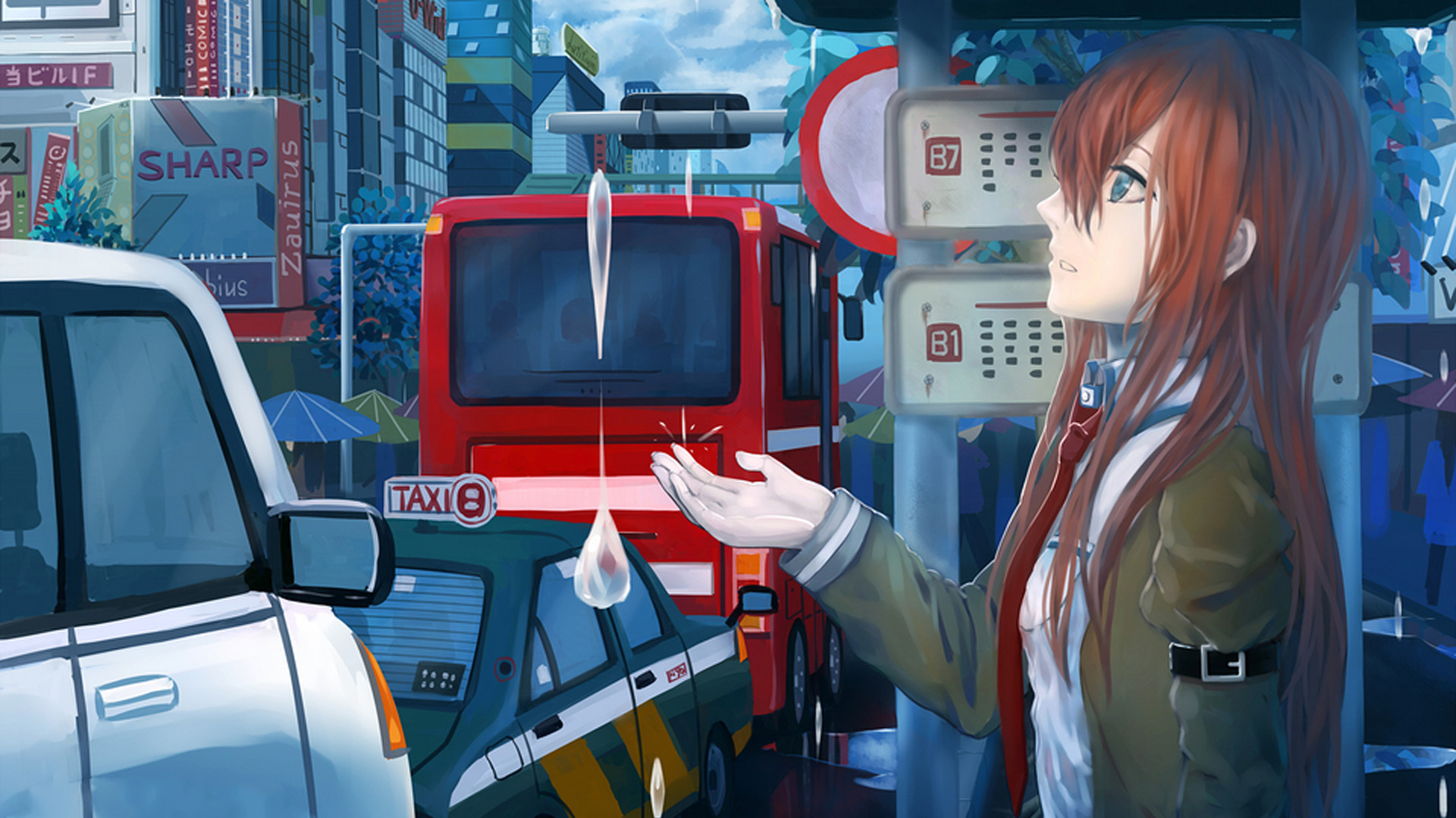 动漫 日本动漫 美女学生