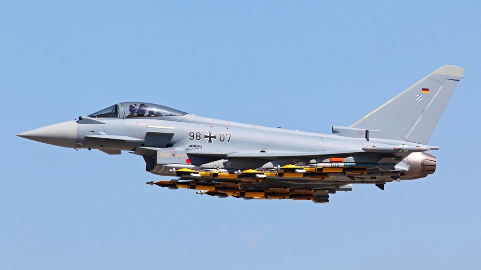 军事 飞机 台风战斗机