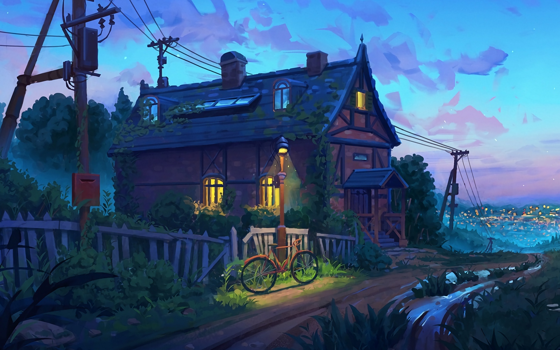 动漫  动漫唯美场景