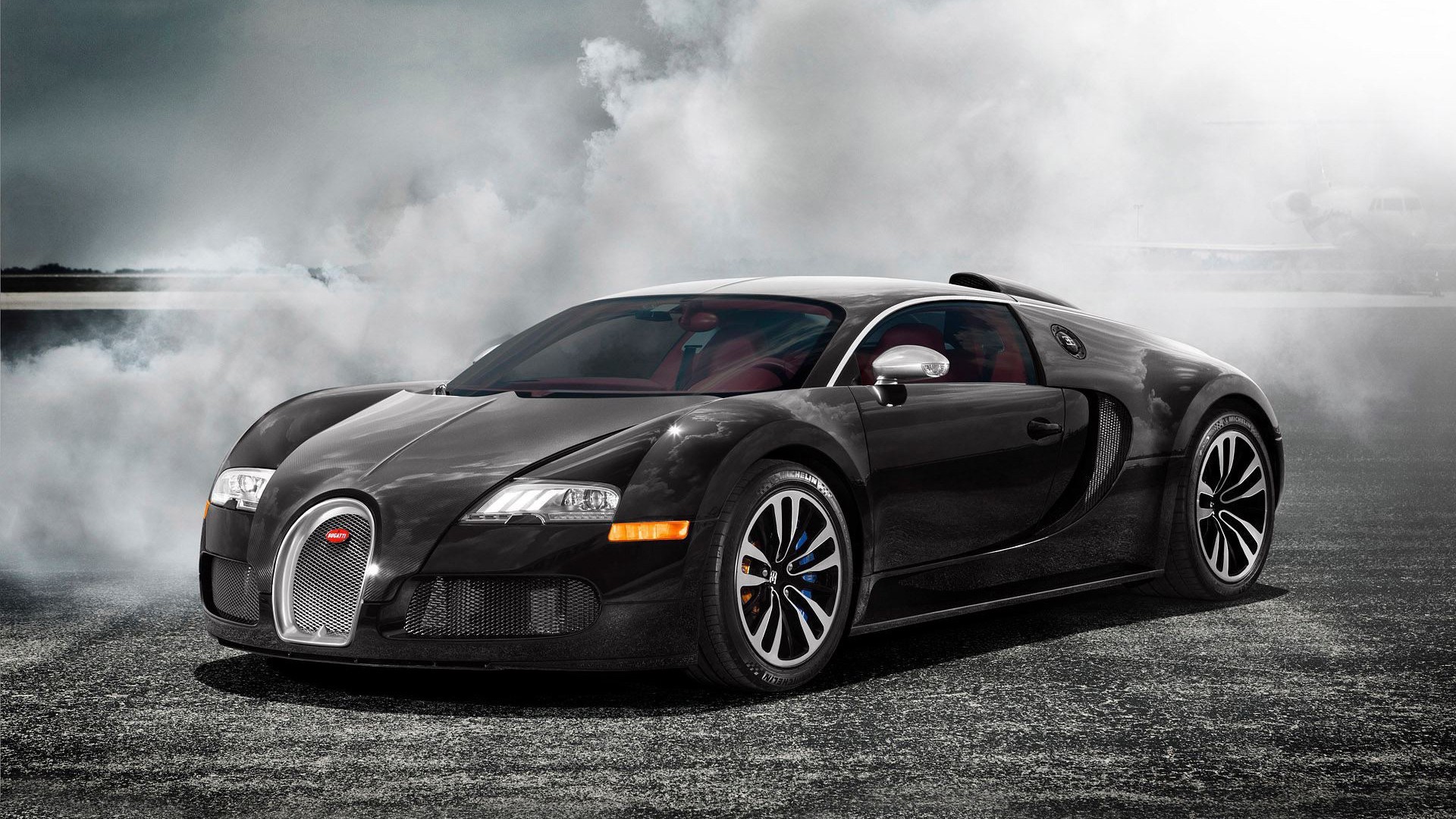 布加迪 黑色跑车