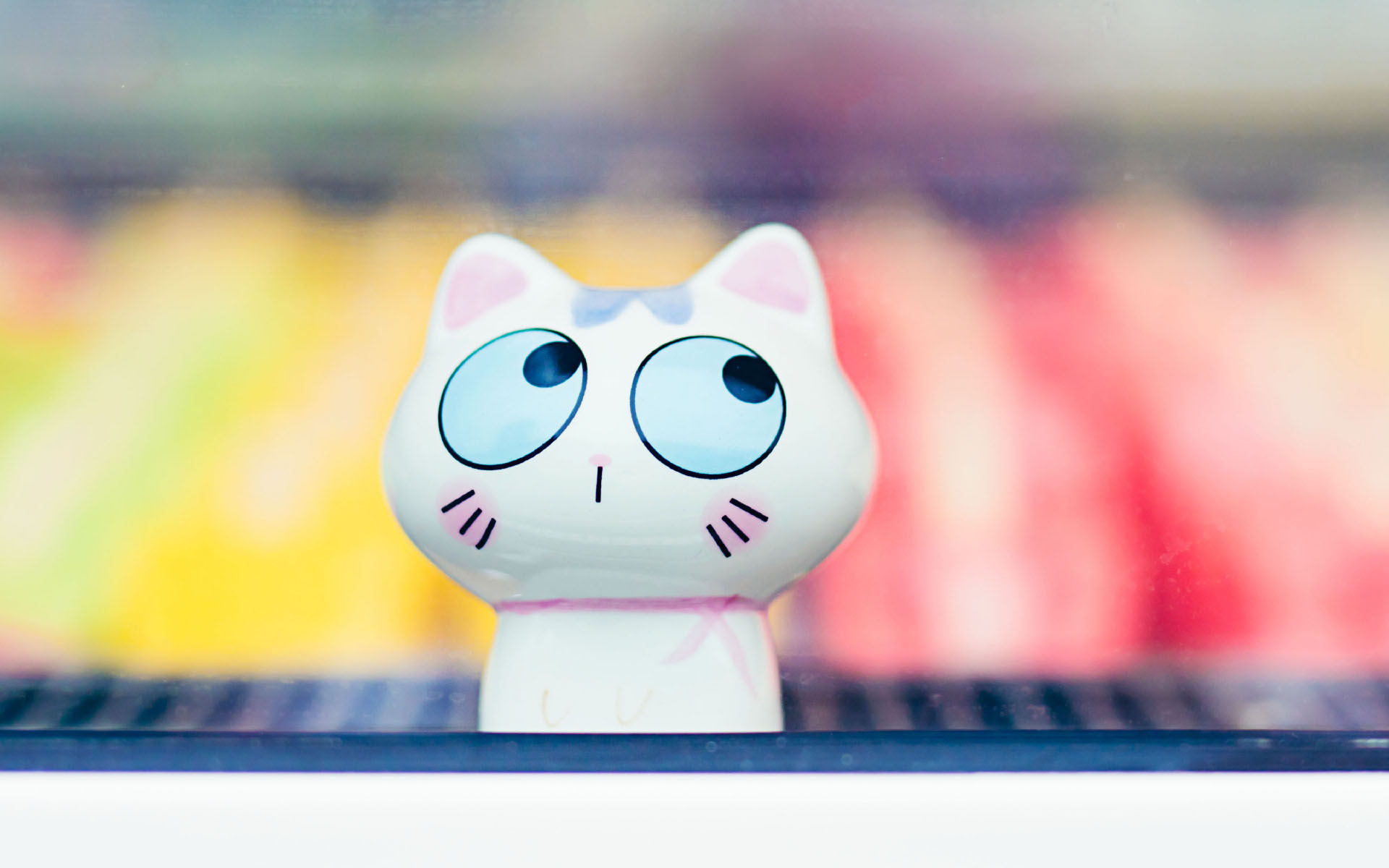 小清新 静物 手办 招财猫