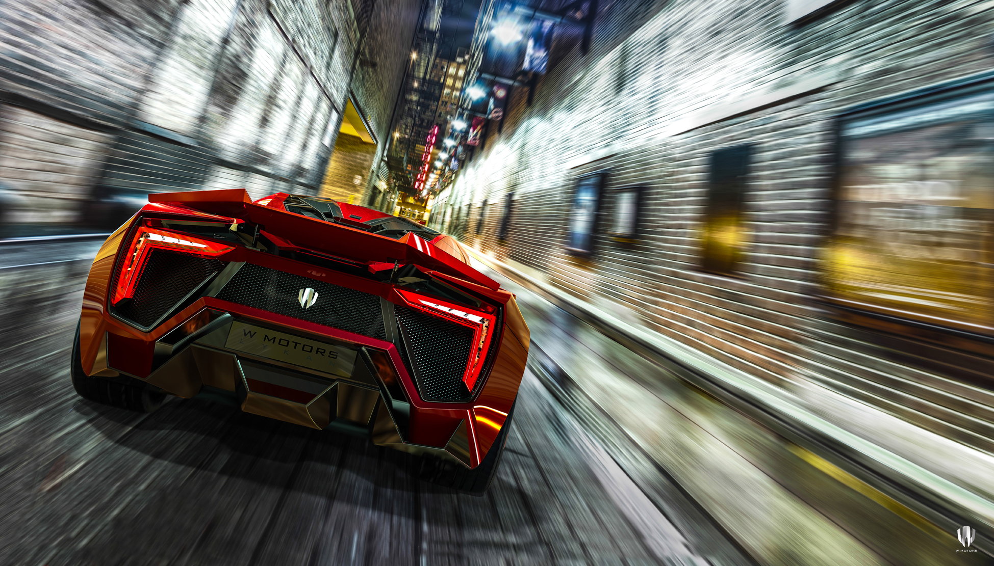 WMotors Lykan HyperSpor 红色跑车 超跑
