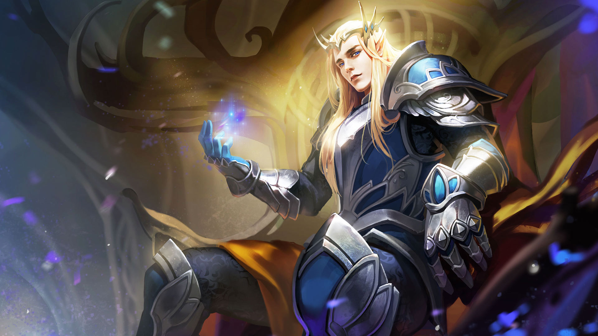 王者荣耀 后羿精灵王阿尔法小队半神之弓