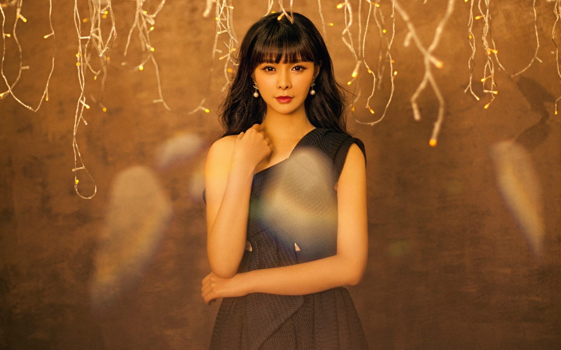 沈梦辰 美女 明星 主持人 宽屏