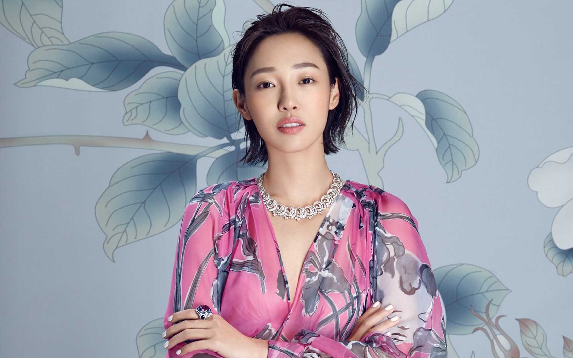 白百合 演员 甜蜜可爱 气质美女 明星