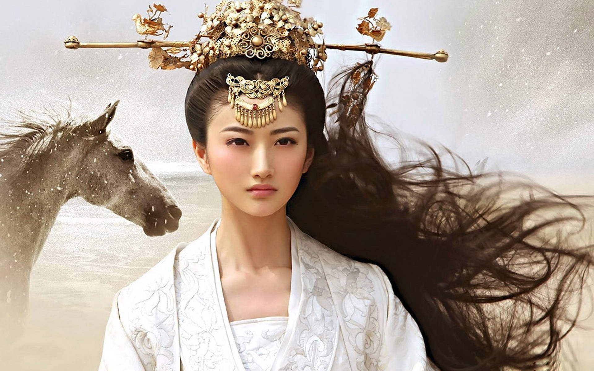 景甜 唯美古装照 甜蜜教主 演员 美丽大方 明星