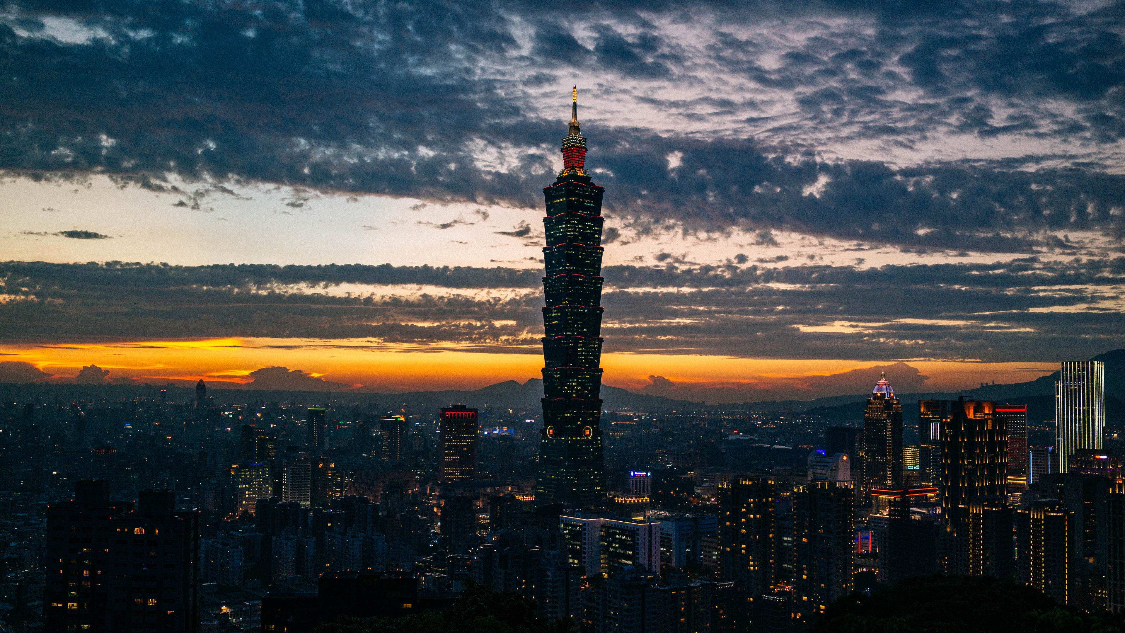 城市夜景 台北101大厦