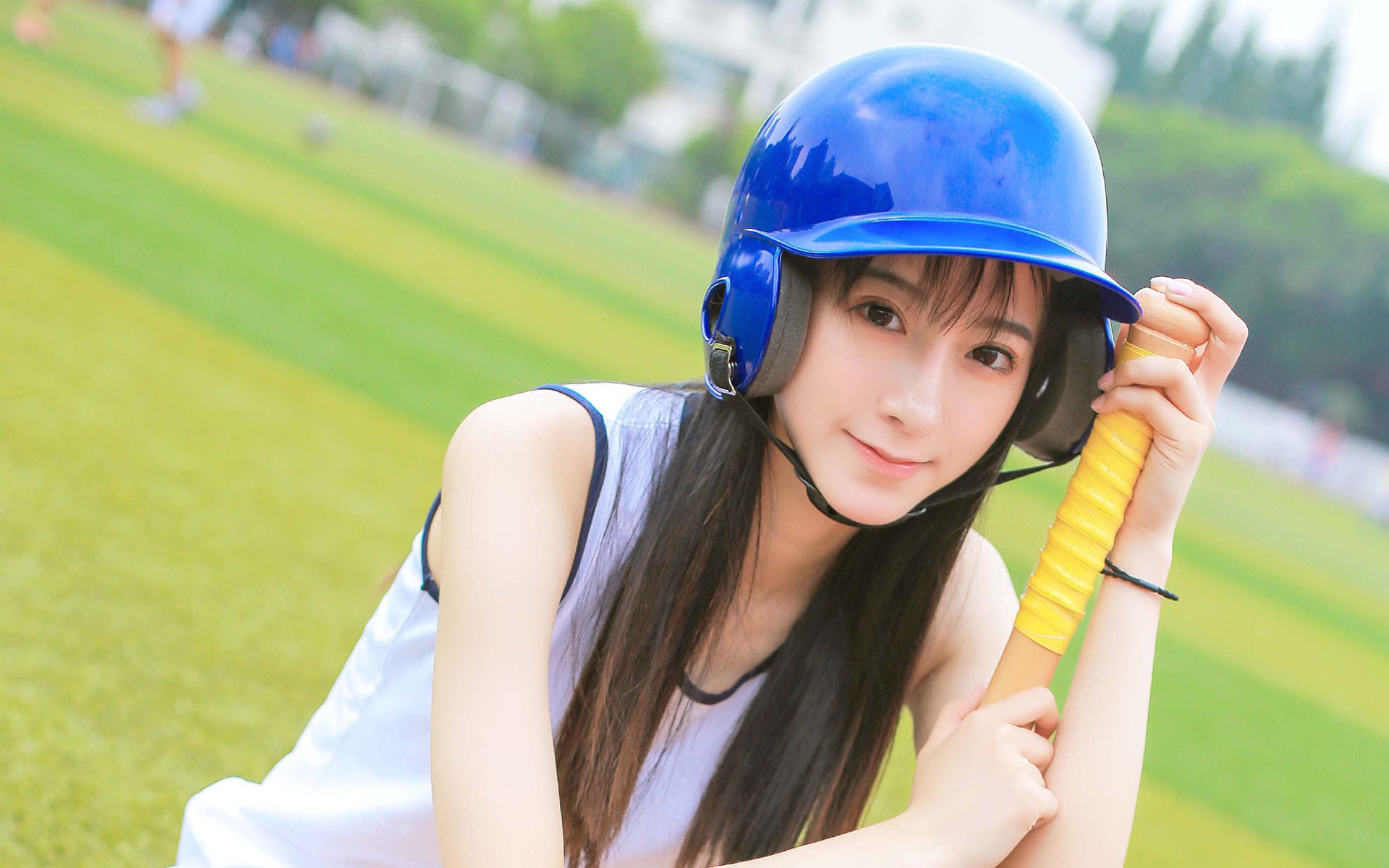 清纯  运动美女 户外