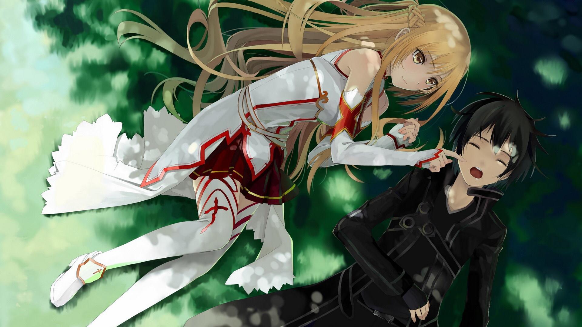 刀剑神域 桐人 亚丝娜