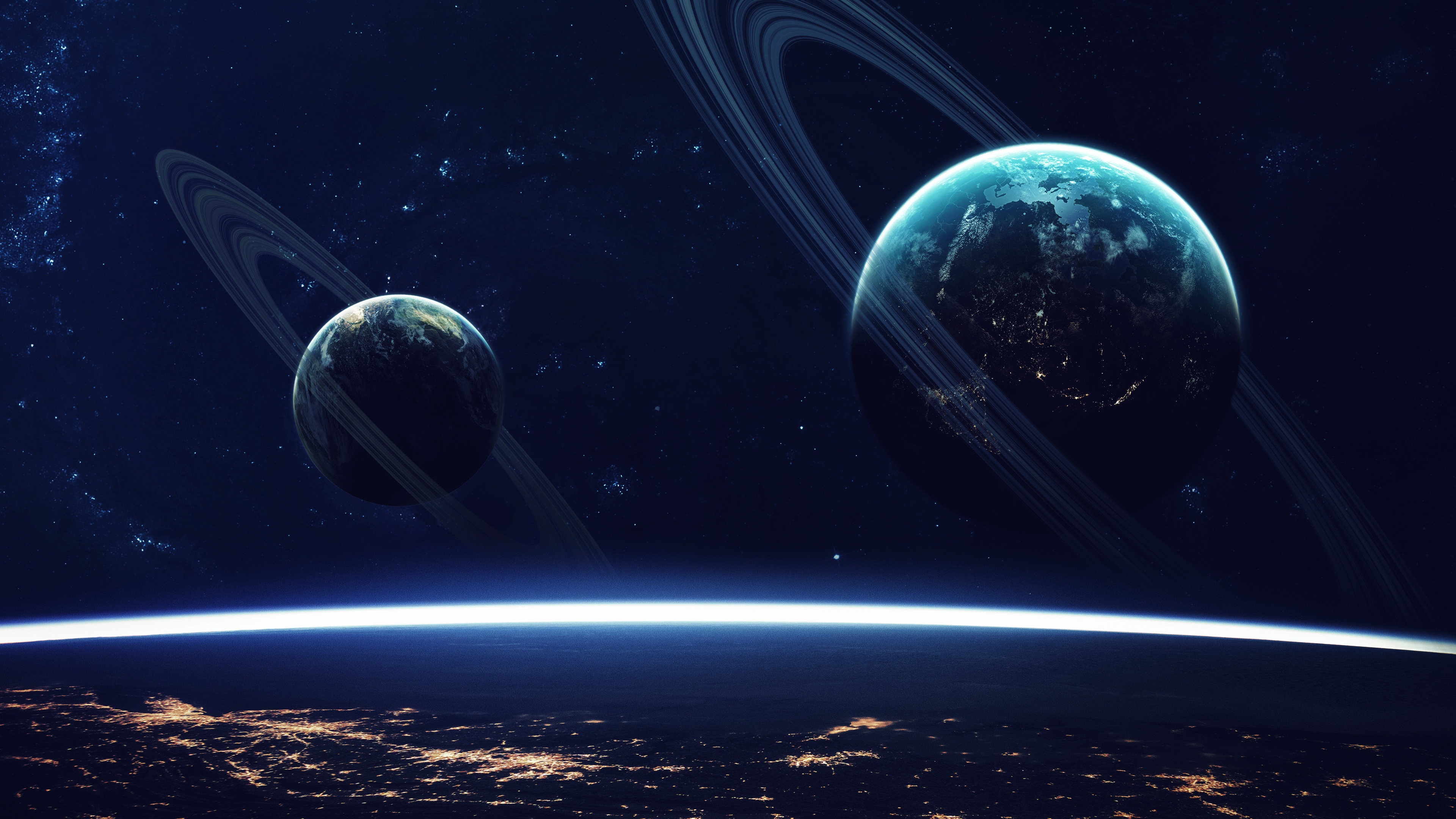 星空 地球 太空