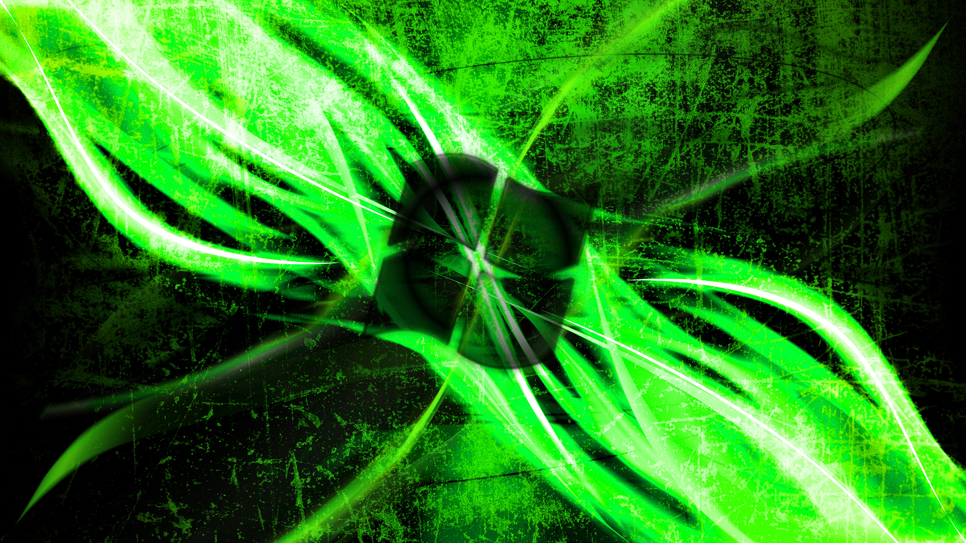 酷炫 时尚 windows 绿色