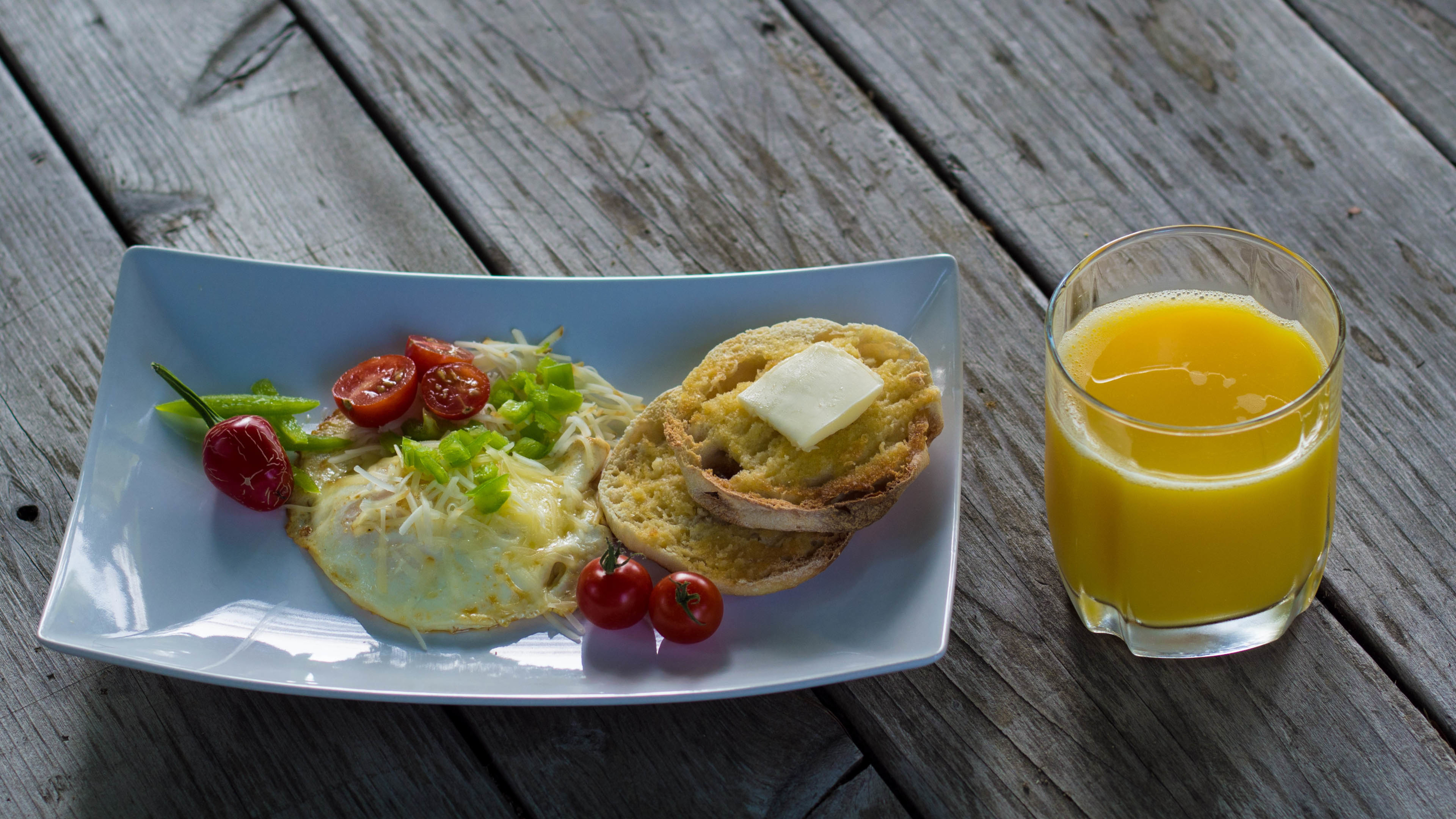 美食 早餐 橙汁