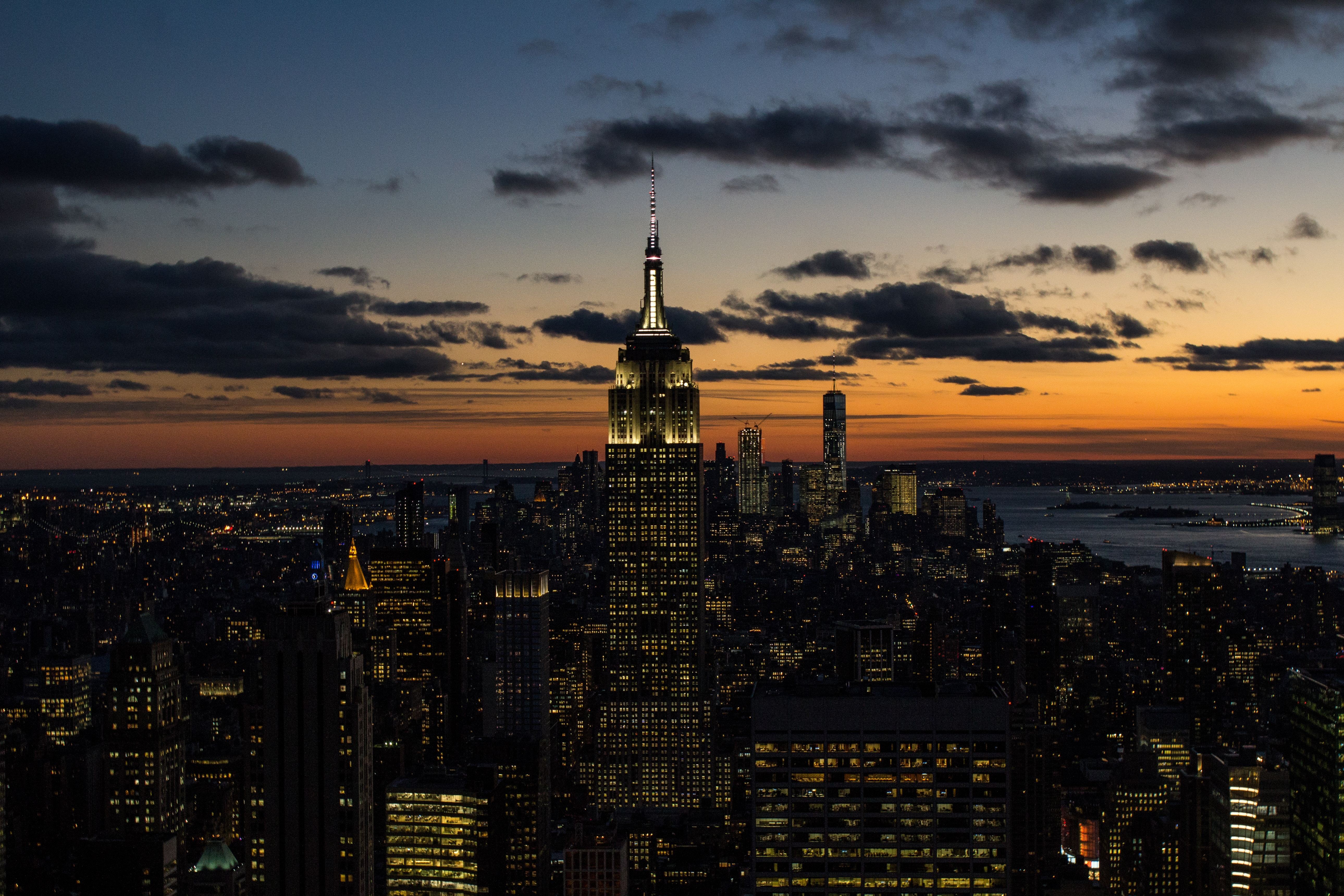 4K 建筑 城市 夜景