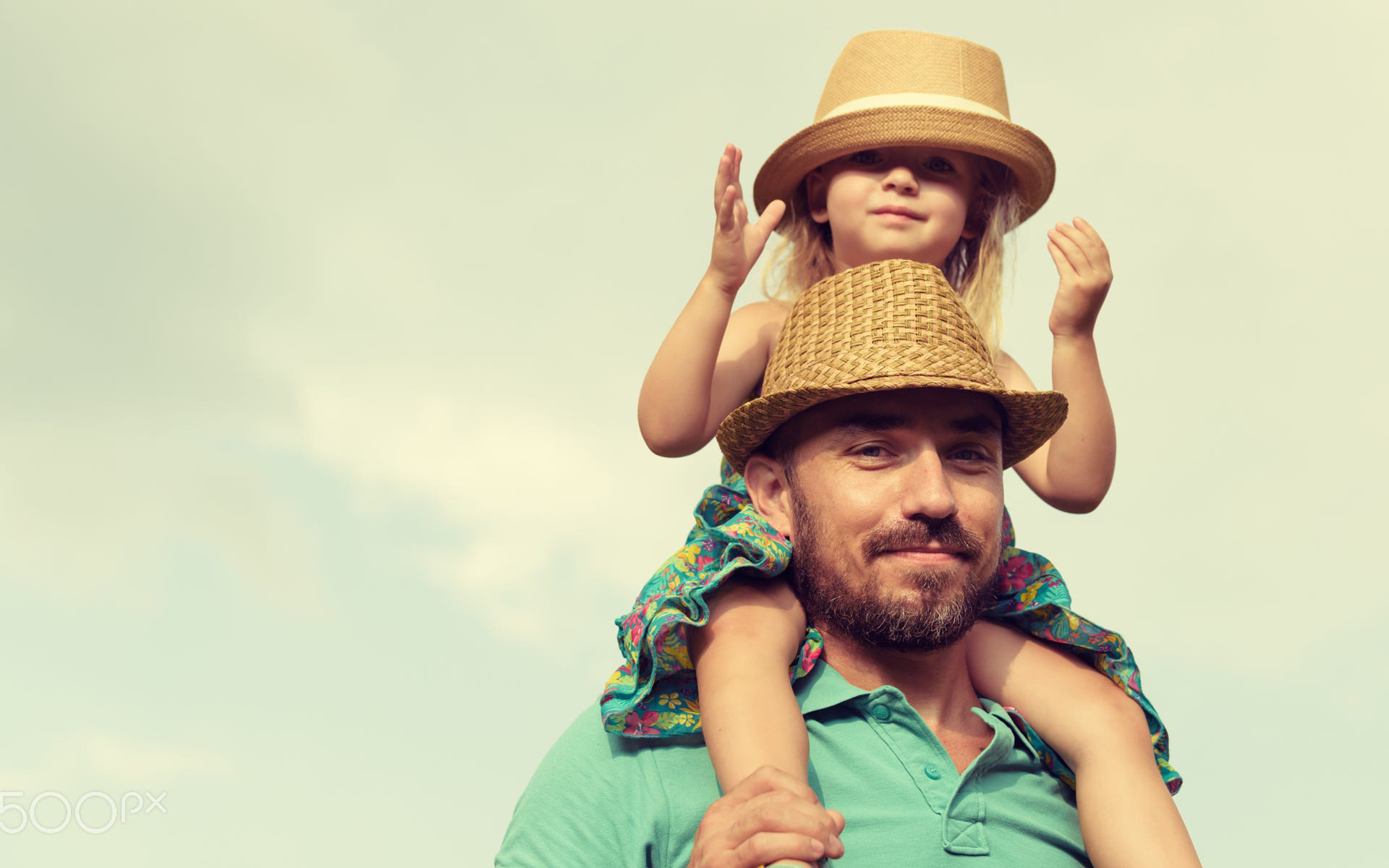 baby秀 小孩 小女孩 父爱