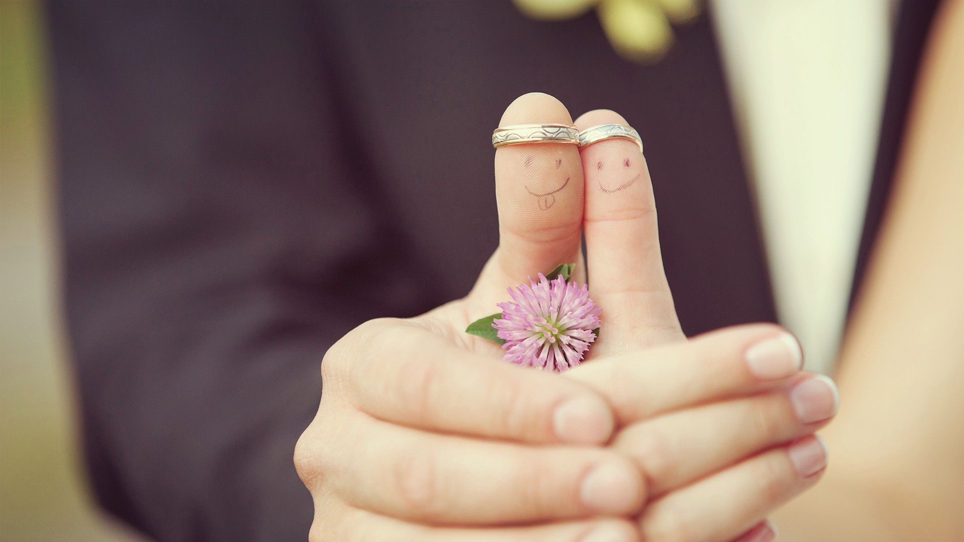 爱情 戒指 温馨 可爱 宽屏