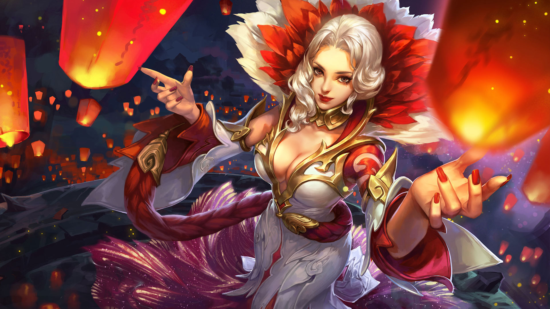 王者荣耀 甄姬 花好人间